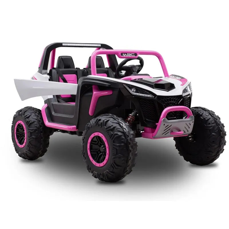 Scaled view of a ride-on car