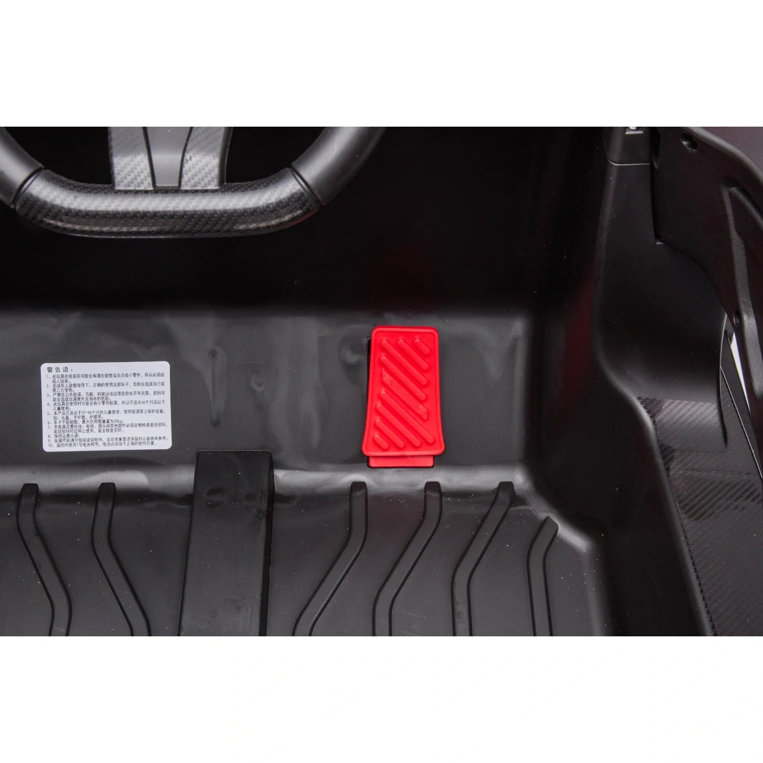 12V Kids 4x4 Electric Ride-On Buggy – Red Jeep-Style Off-Road Single Seat Car