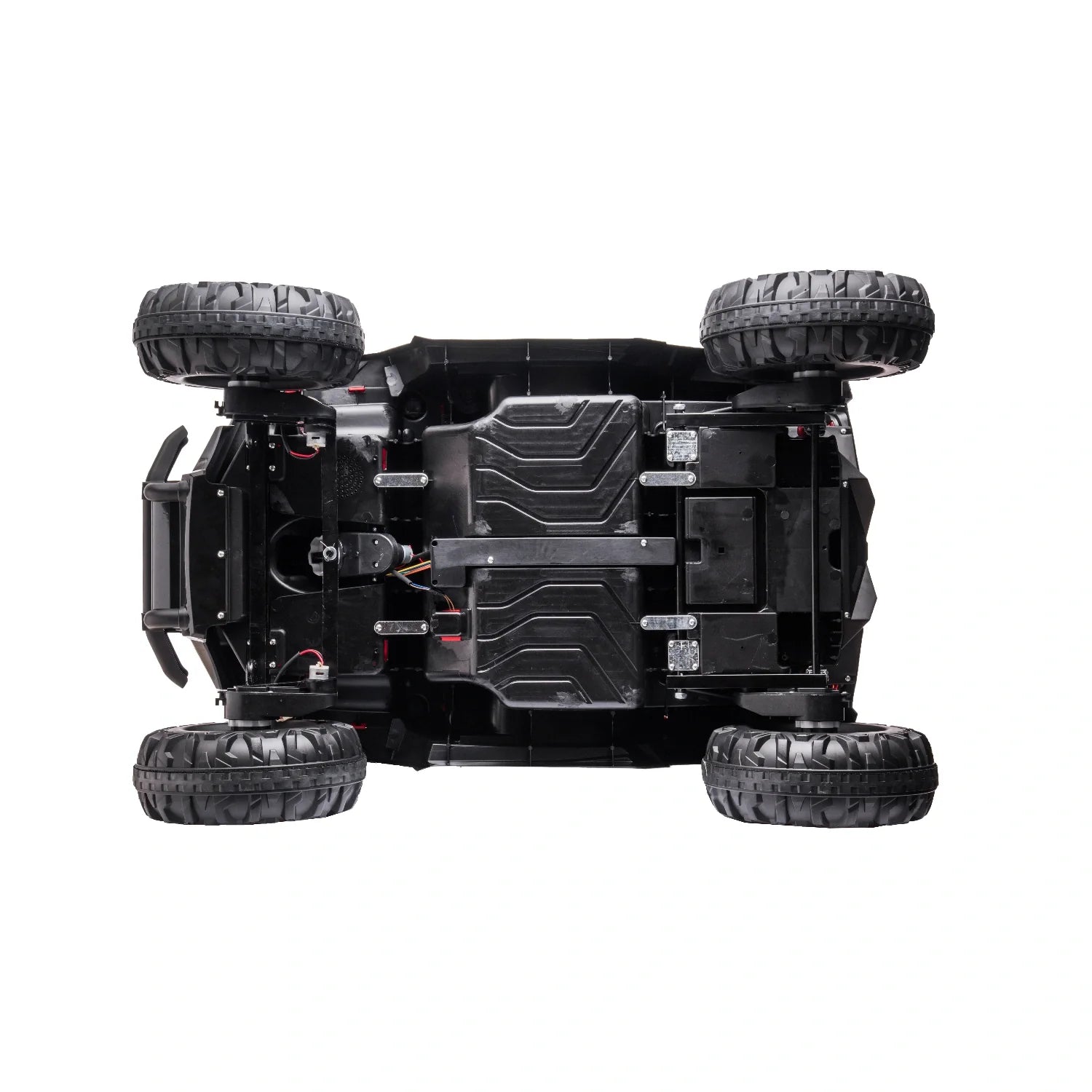 12V Kids 4x4 Electric Ride-On Buggy – Red Jeep-Style Off-Road Single Seat Car