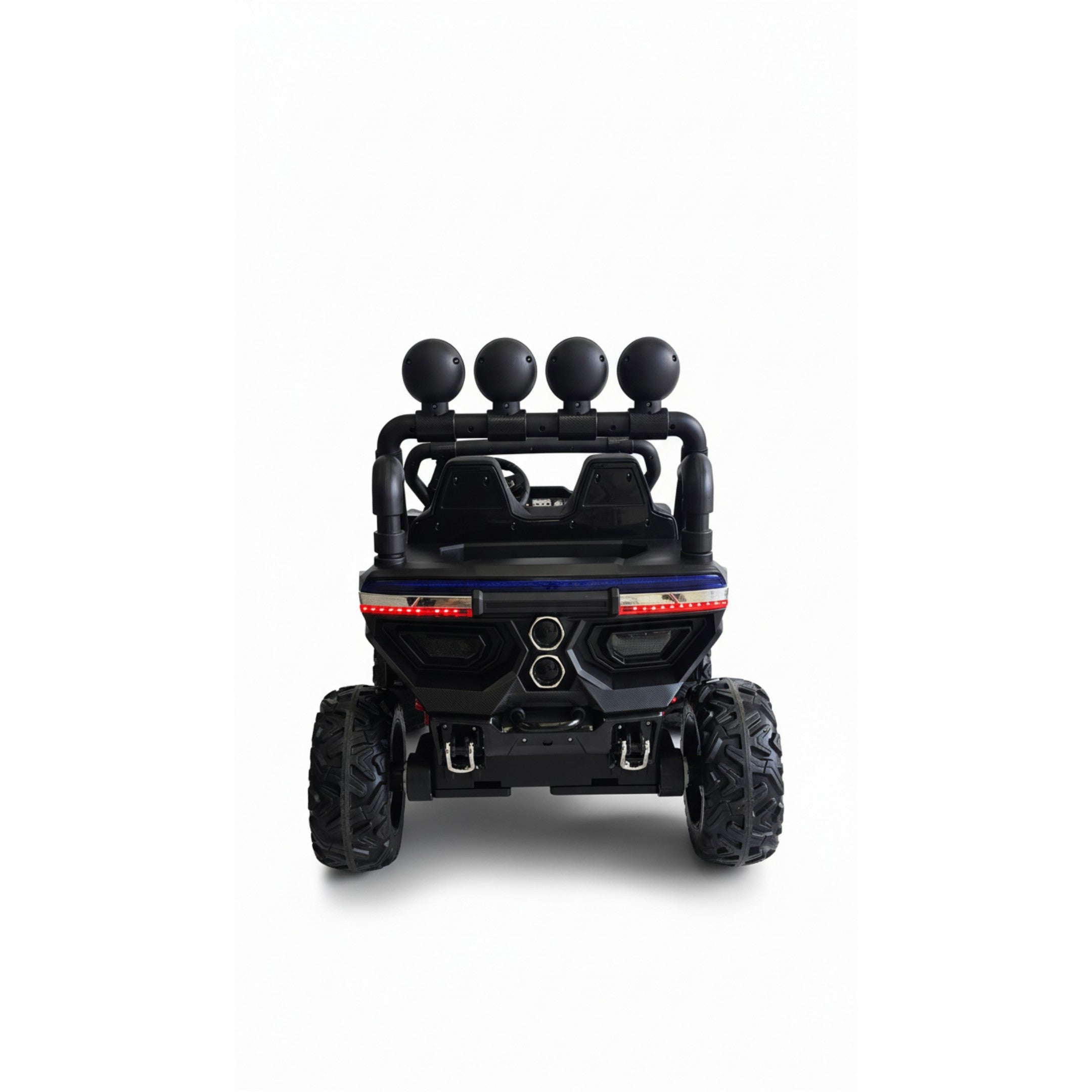 24V 800W Kids 4WD Off-Road Buggy – Spray Painted Black Electric UTV Ride-On