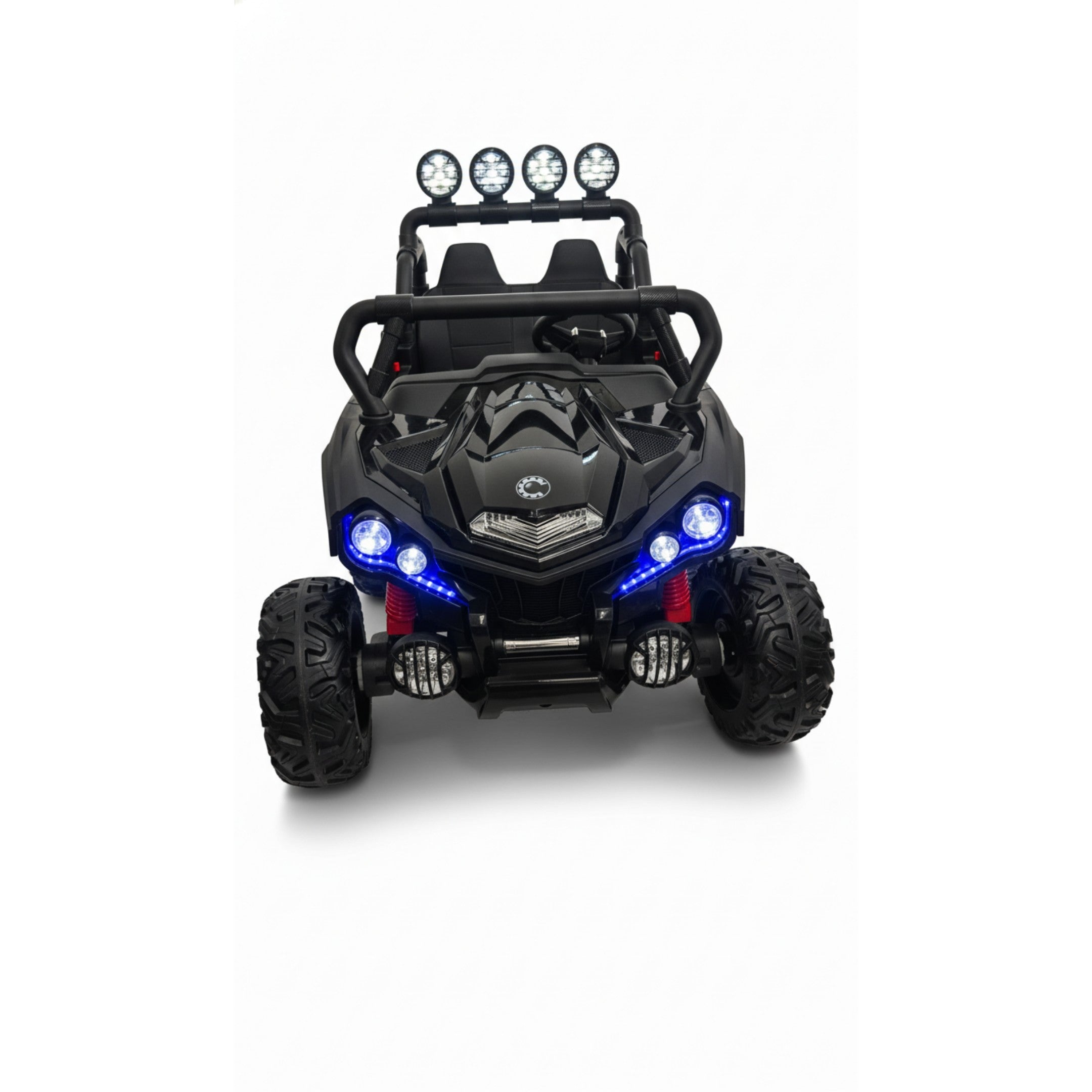 24V 800W Kids 4WD Off-Road Buggy – Spray Painted Black Electric UTV Ride-On