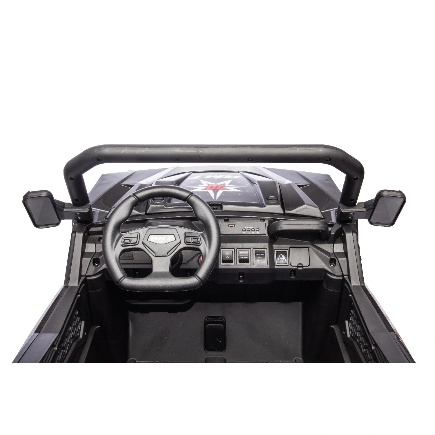 24V 6-Wheel Kids Electric Dump Truck – Black Ride-On Tipper Farm Utility Truck