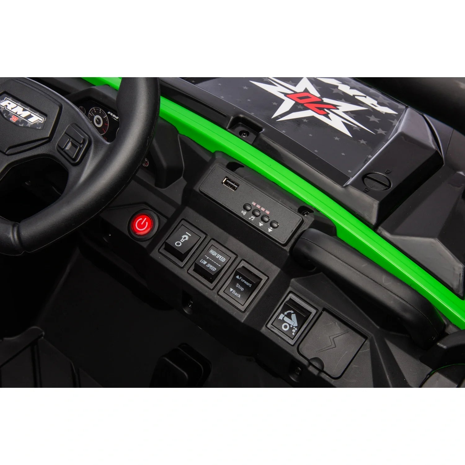 24V 6-Wheel Kids Electric Dump Truck – Ride-On Tipper Farm Truck with Remote (Green)