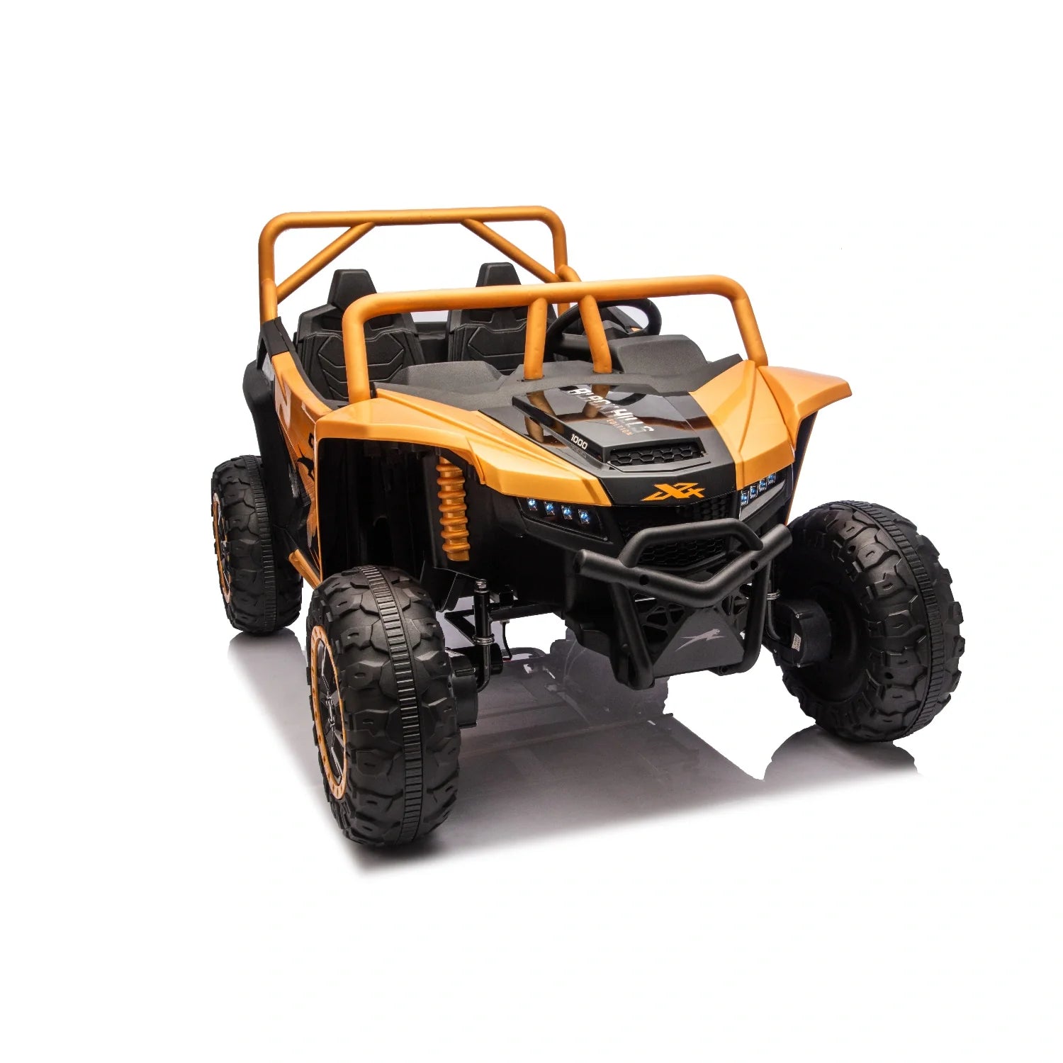 24V Wildcat XL Arctic Cat Kids 4WD Ride-On Buggy – Gold Two-Seater
