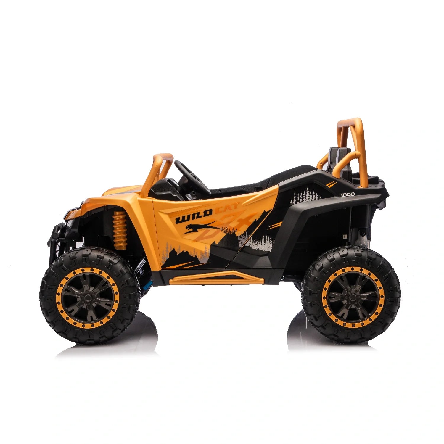 24V Wildcat XL Arctic Cat Kids 4WD Ride-On Buggy – Gold Two-Seater