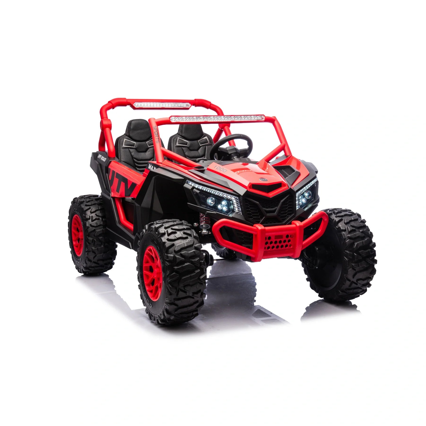 24V ZForce RZR Turbo Red Kids 4x4 Buggy – 1400W Electric King of UTVs Ride-On