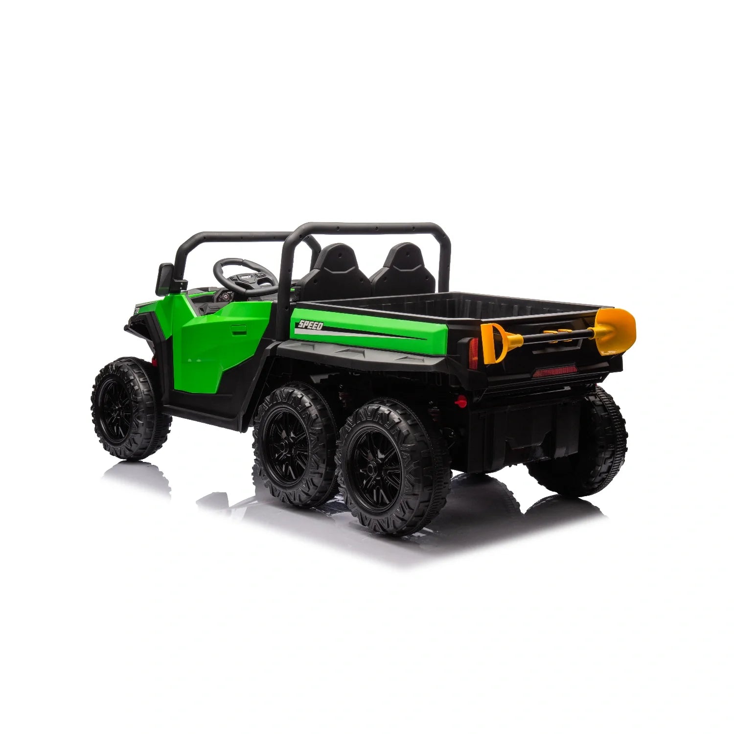 24V 6-Wheel Kids Electric Dump Truck – Ride-On Tipper Farm Truck with Remote (Green)