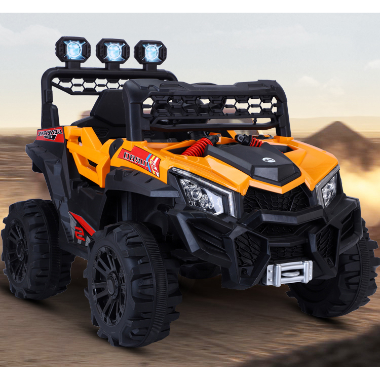 12V Orange Kids Buggy-Inspired Ride-On UTV – Electric Car