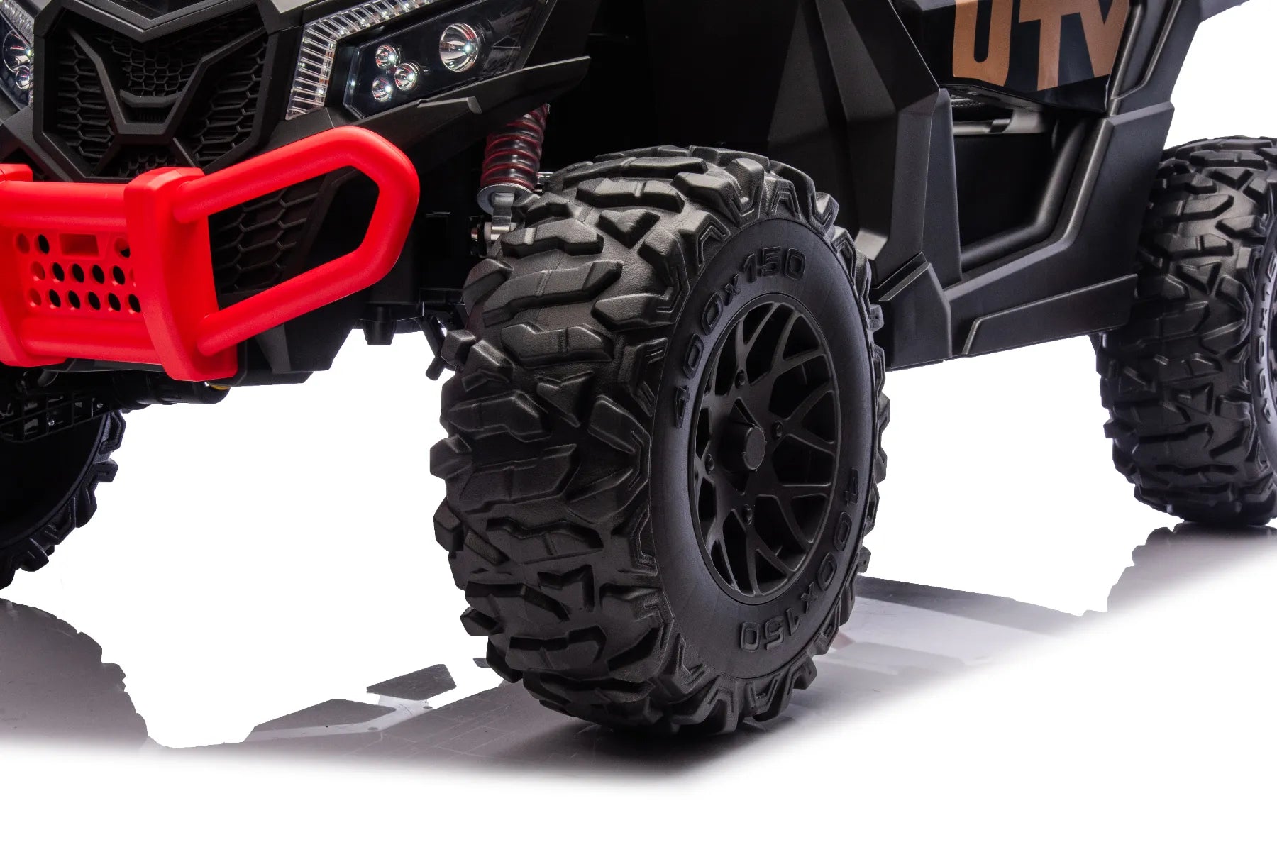 24V ZForce RZR Turbo Black Kids 4x4 Buggy – 1400W Electric King of UTVs Ride-On