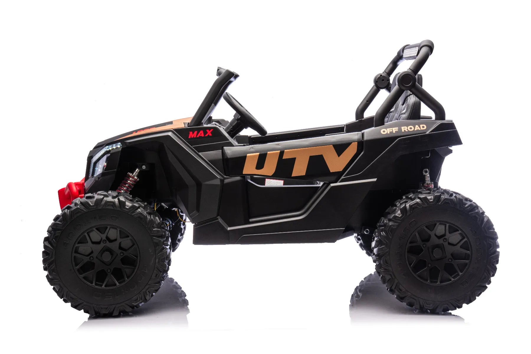 24V ZForce RZR Turbo Black Kids 4x4 Buggy – 1400W Electric King of UTVs Ride-On