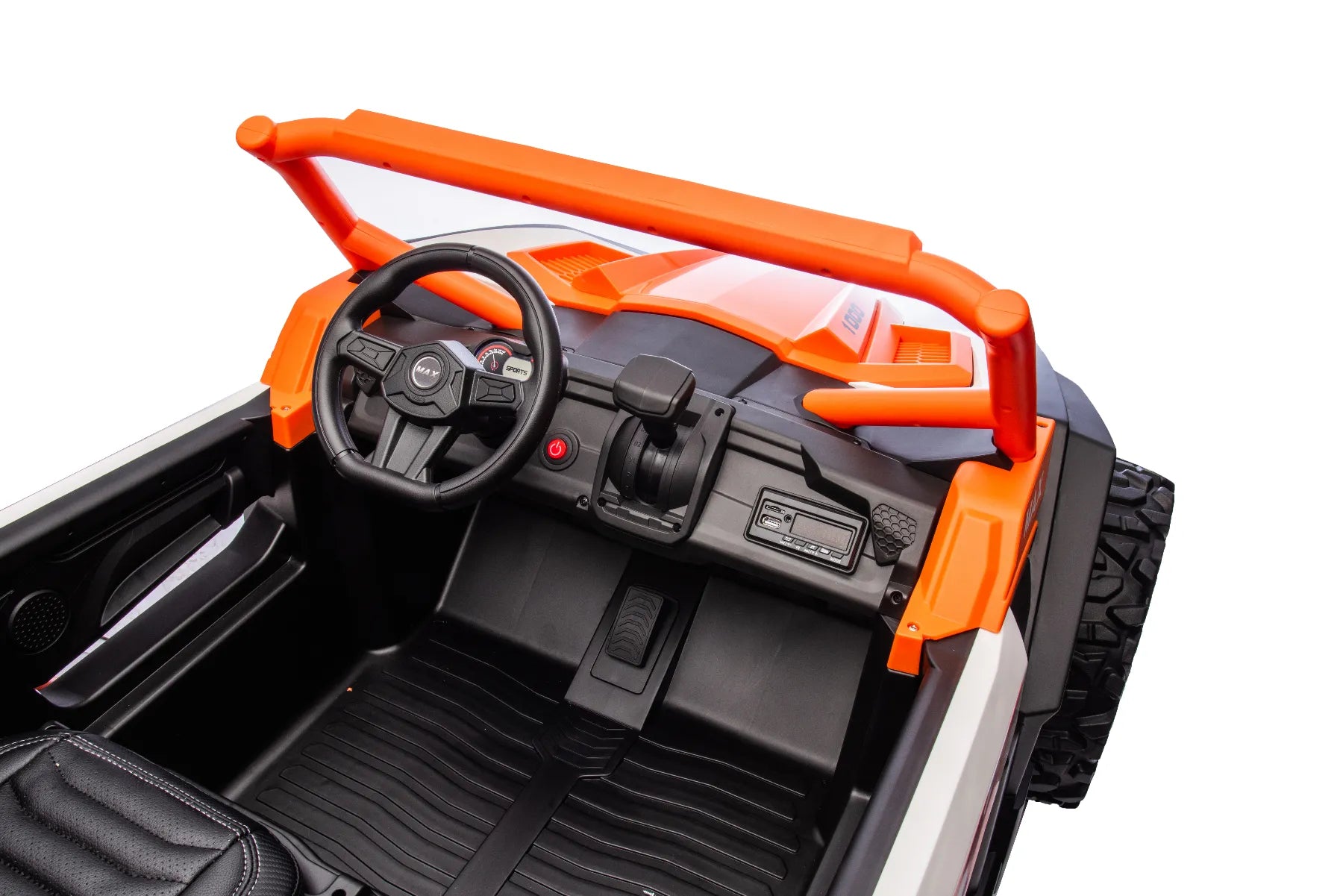 24V 14Ah ZForce RZR Turbo Orange Kids 4x4 Buggy – 1400W Electric King of UTVs Ride-On