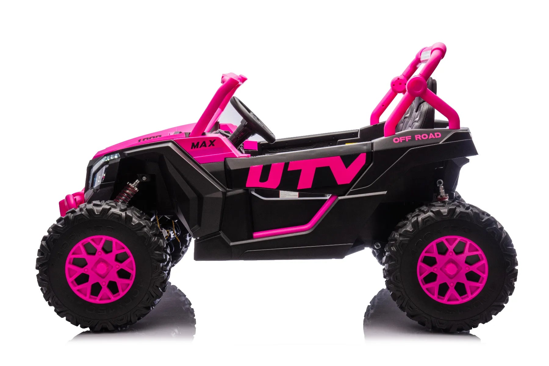 24V ZForce RZR Turbo Pink Kids 4x4 Buggy – 1400W Electric King of UTVs Ride-On