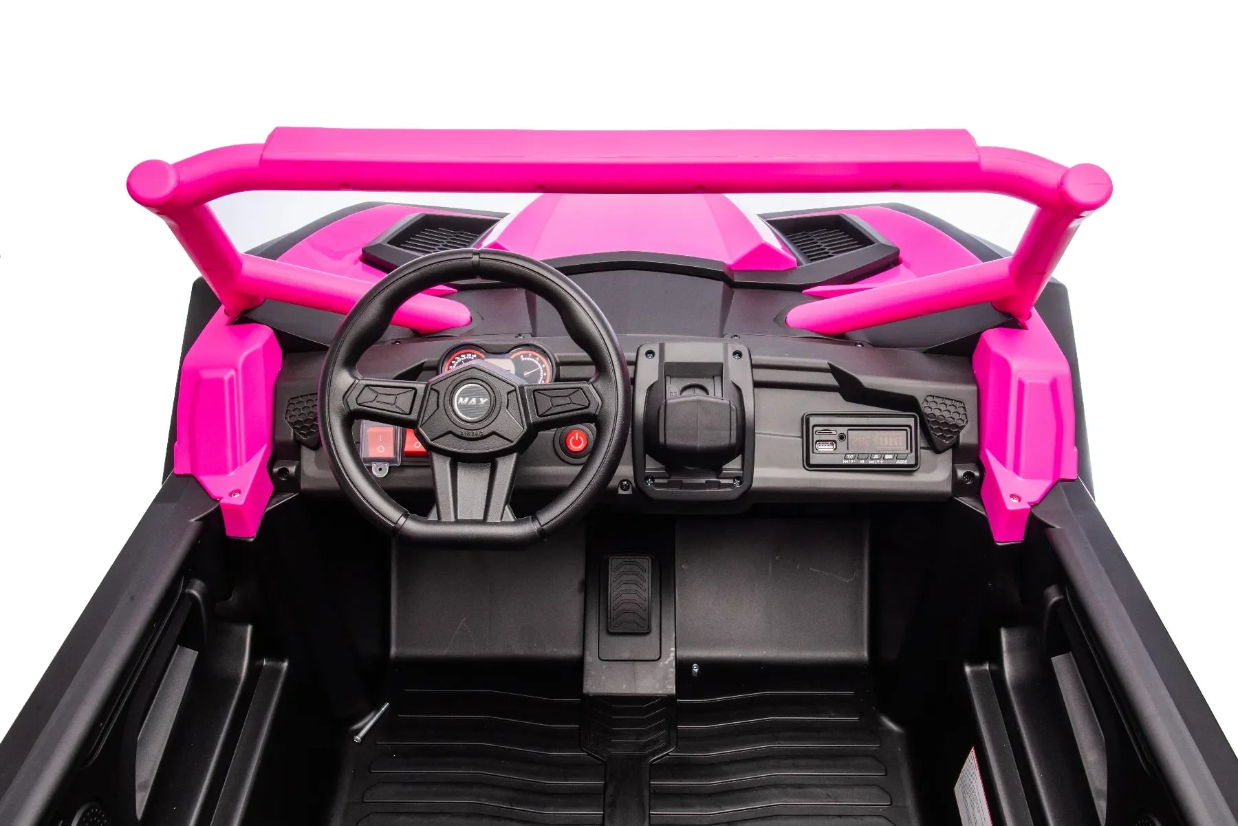 24V ZForce RZR Turbo Pink Kids 4x4 Buggy – 1400W Electric King of UTVs Ride-On