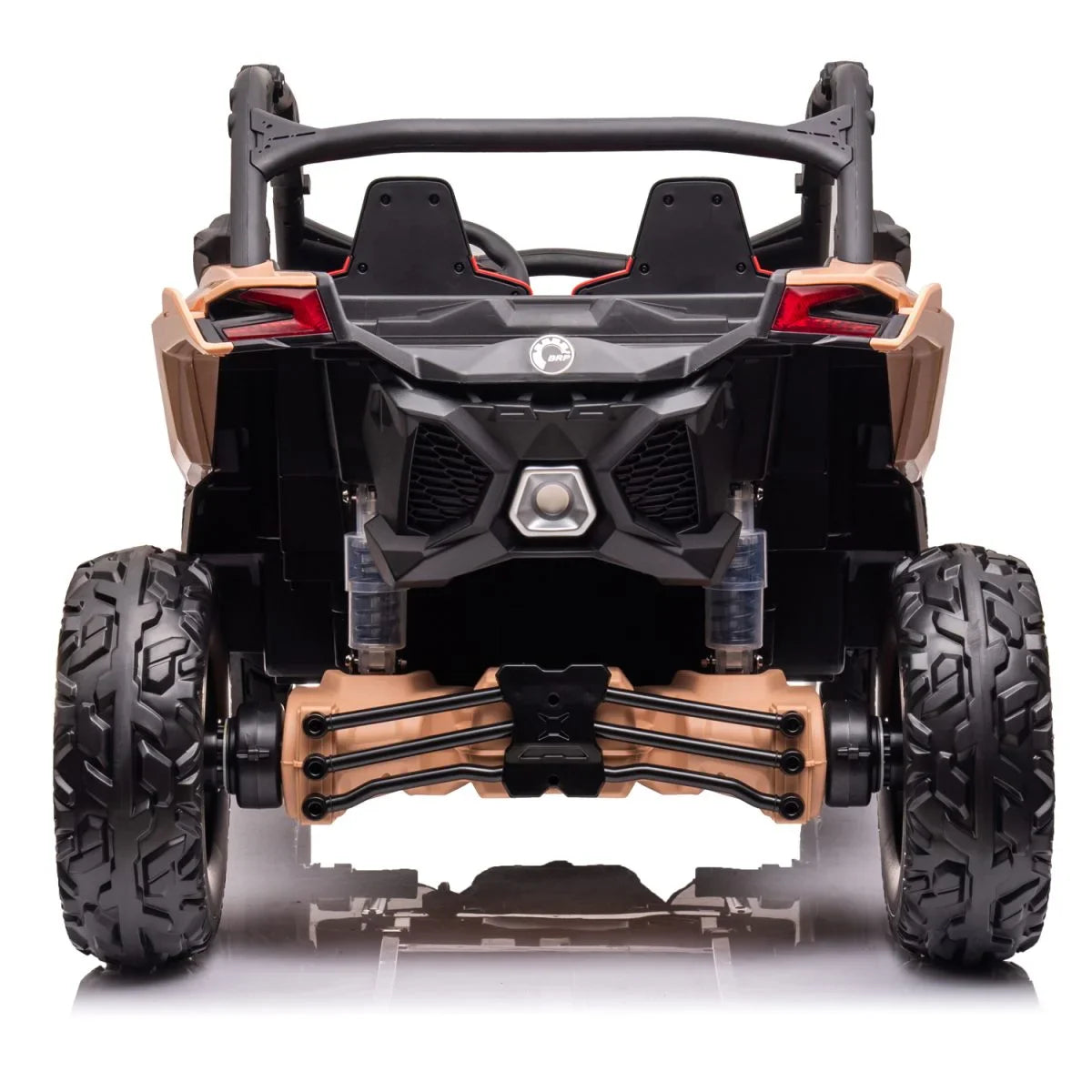 Black licensed Can-Am ride-on car for kids