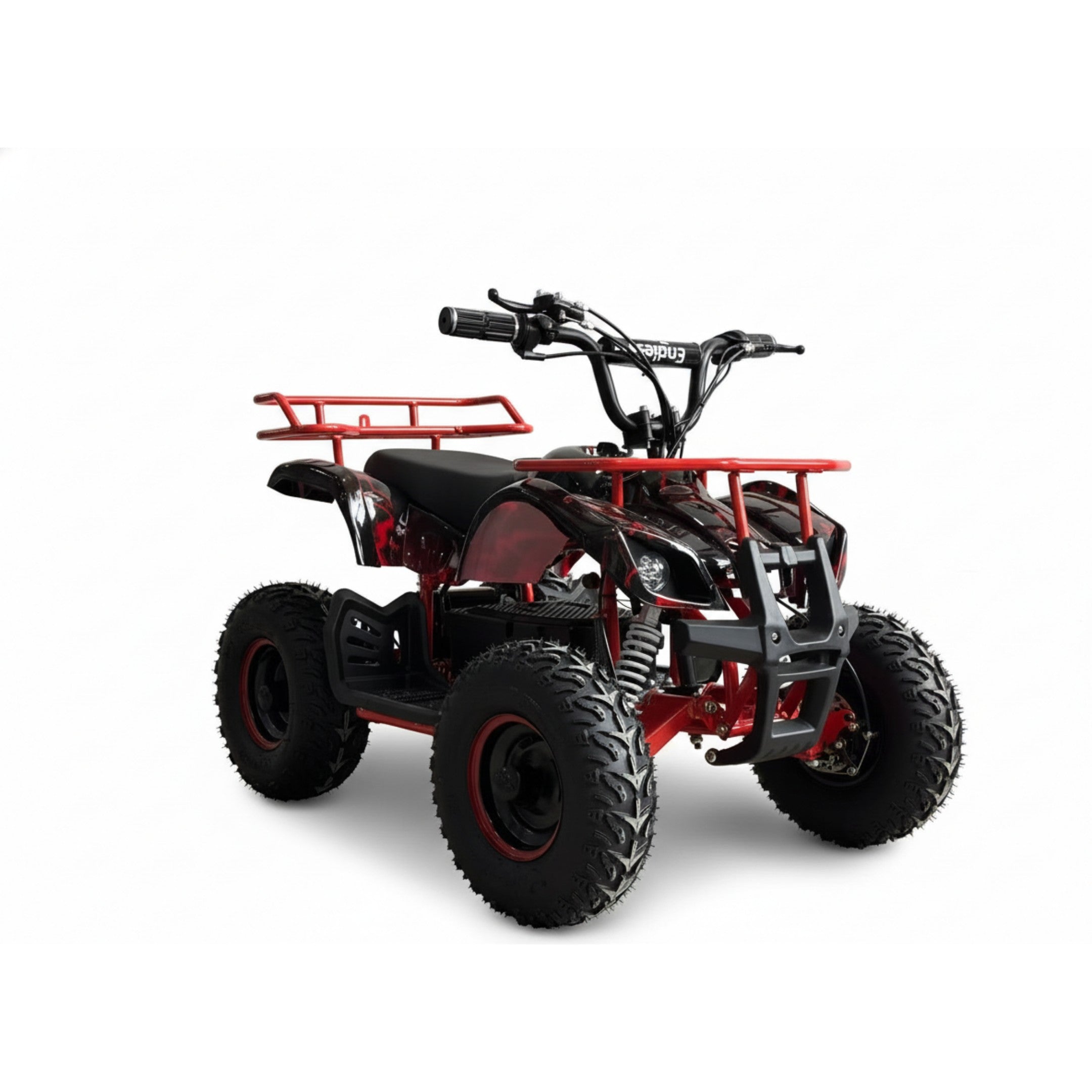 36V 800W Kids Electric Quad Bike – Black & Red Off-Road ATV 4 Wheeler