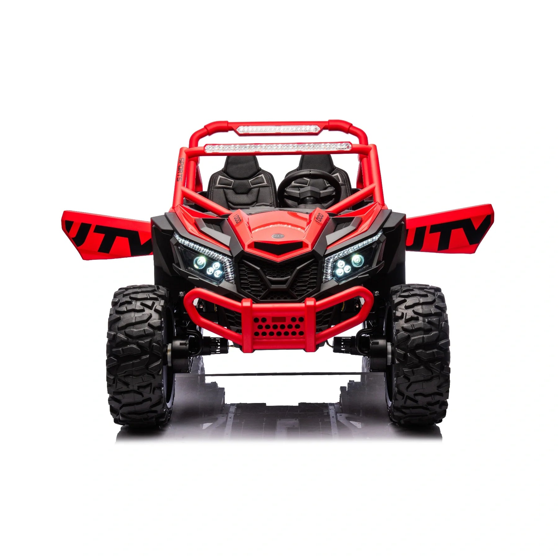 24V ZForce RZR Turbo Red Kids 4x4 Buggy – 1400W Electric King of UTVs Ride-On