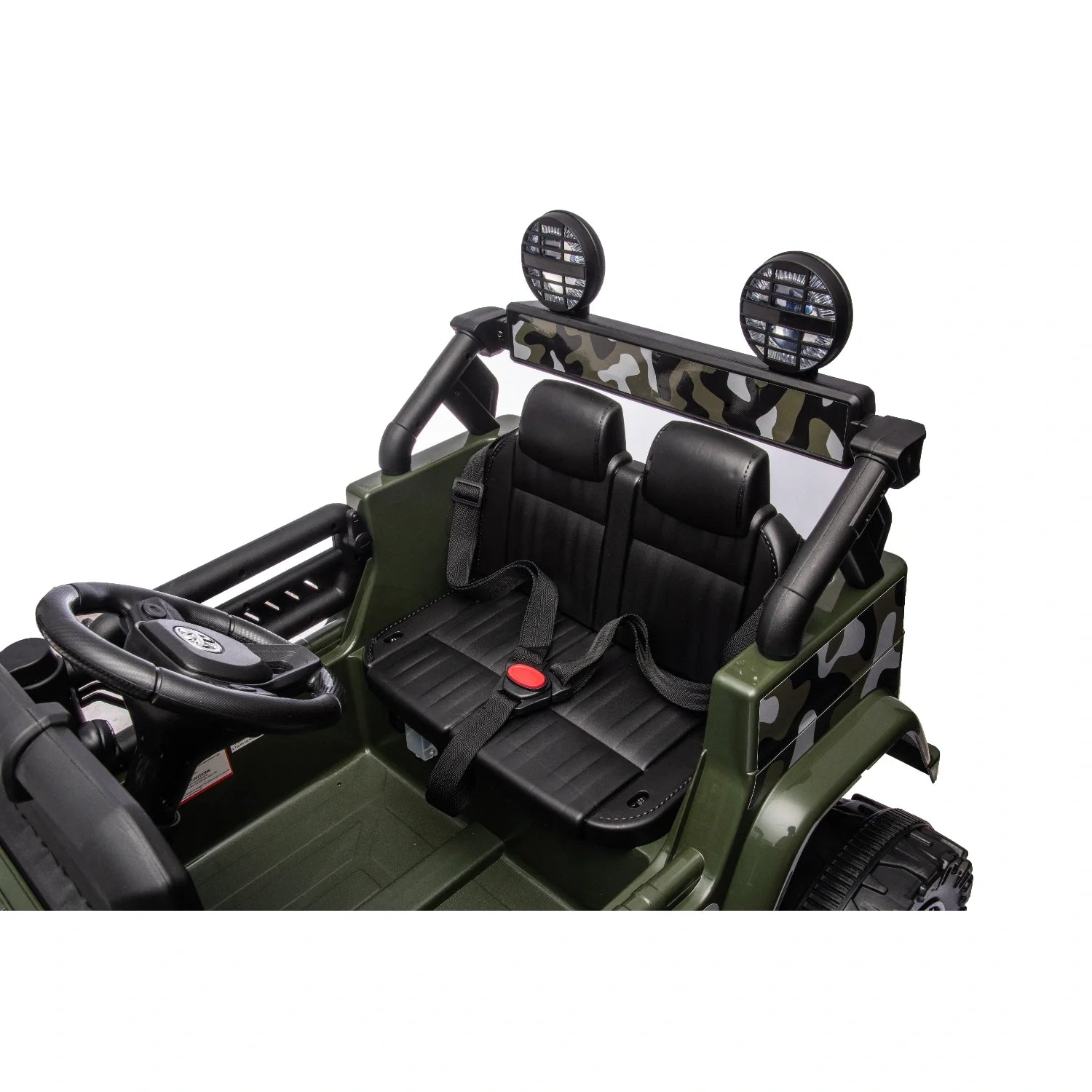 12V Licensed Toyota FJ Cruiser Kids Ride-On – Army Green Camouflage