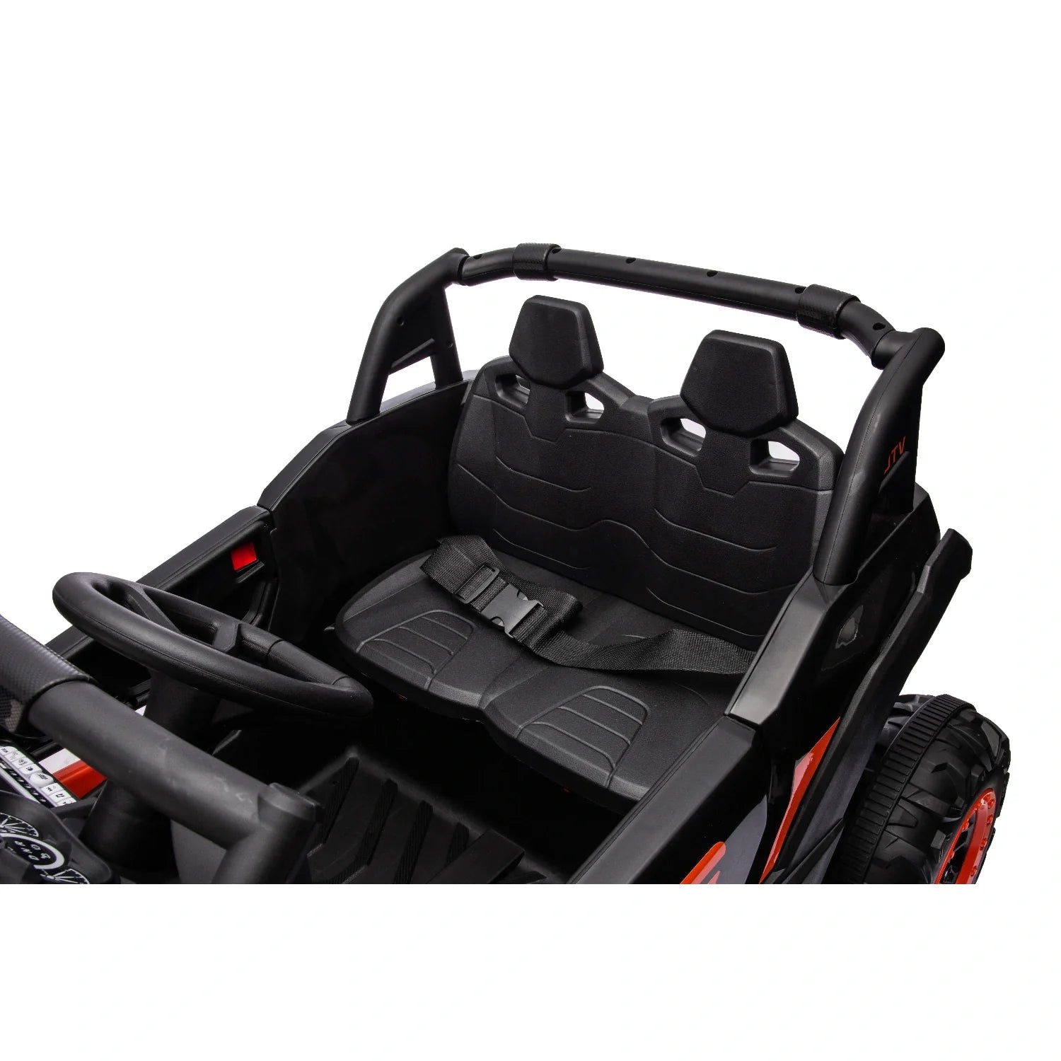 24V Kids Off-Road Electric Buggy – Red 4WD Single-Seater with EVA Wheels