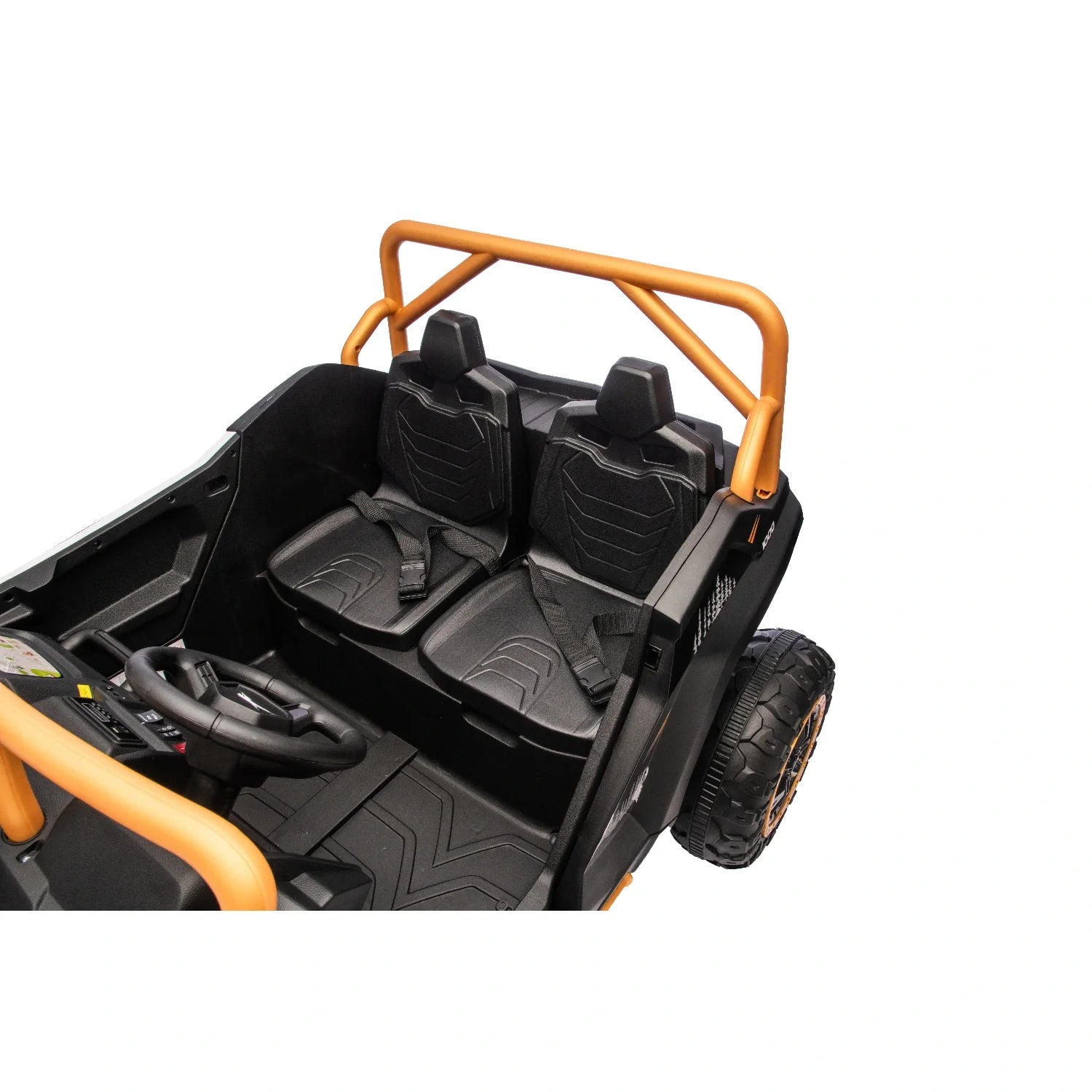 24V Wildcat XL Arctic Cat Kids 4WD Ride-On Buggy – White Two-Seater