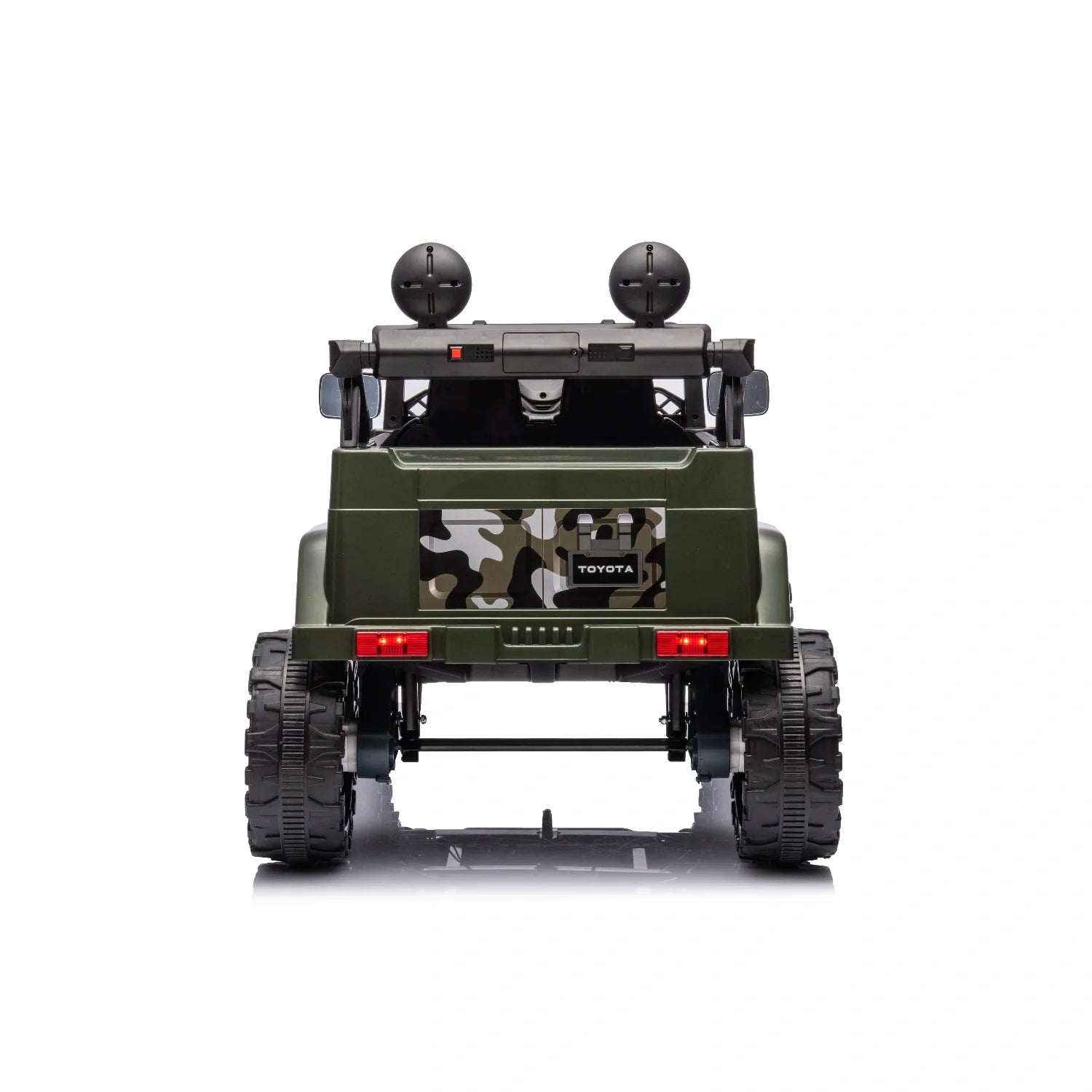 12V Licensed Toyota FJ Cruiser Kids Ride-On – Army Green Camouflage