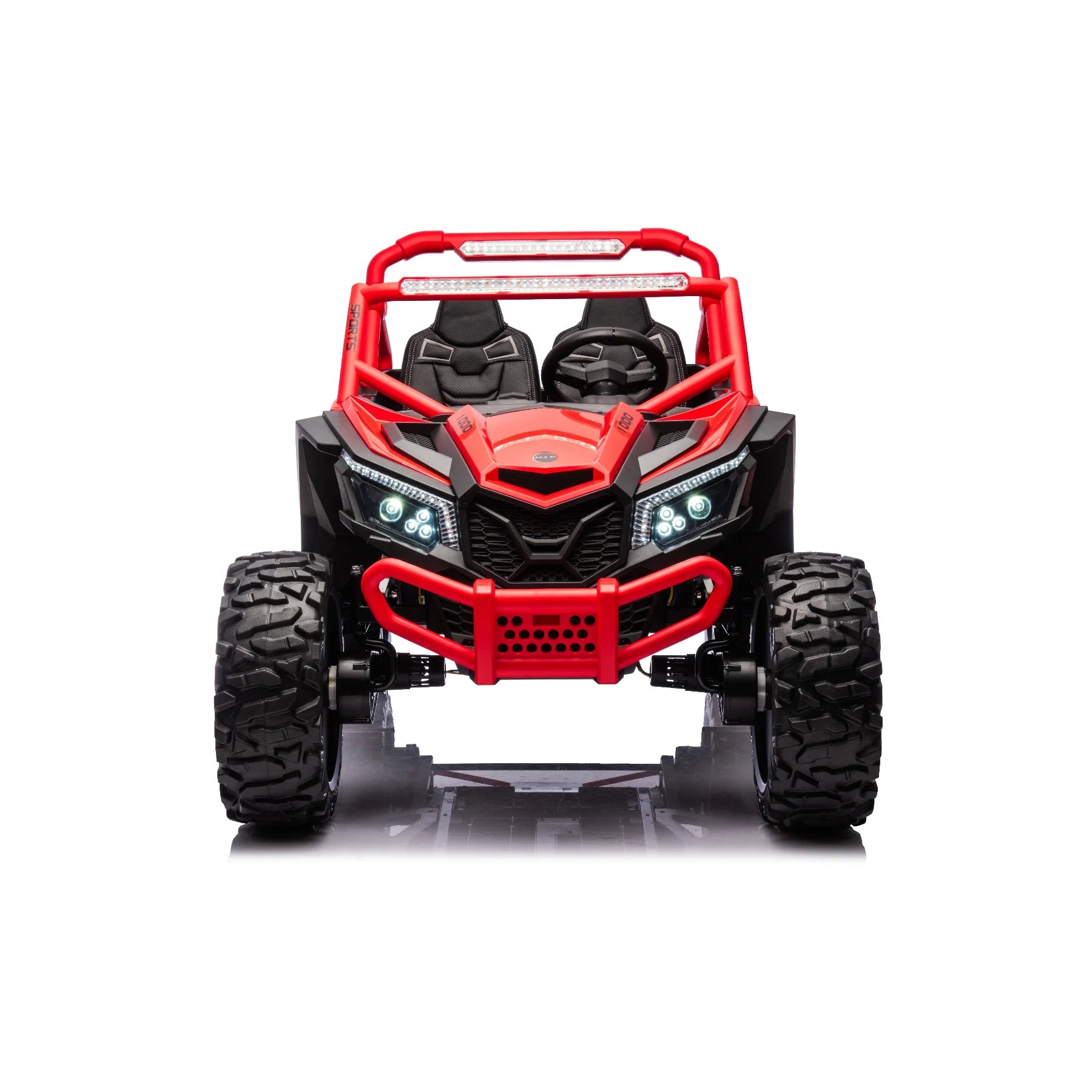 24V ZForce RZR Turbo Red Kids 4x4 Buggy – 1400W Electric King of UTVs Ride-On