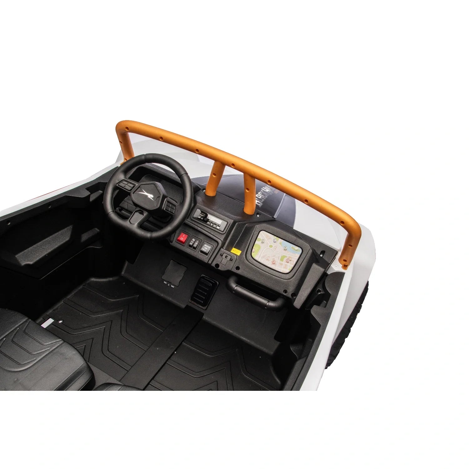 24V Wildcat XL Arctic Cat Kids 4WD Ride-On Buggy – White Two-Seater