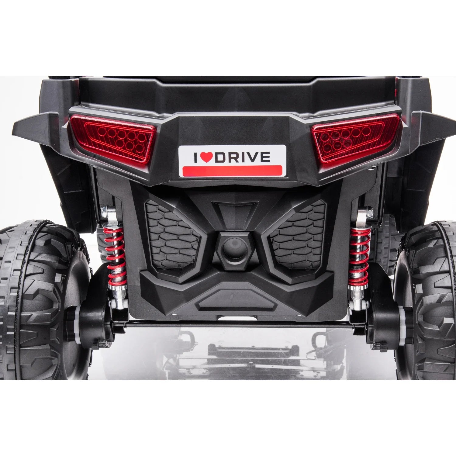 12V Kids 4x4 Electric Ride-On Buggy – Red Jeep-Style Off-Road Single Seat Car