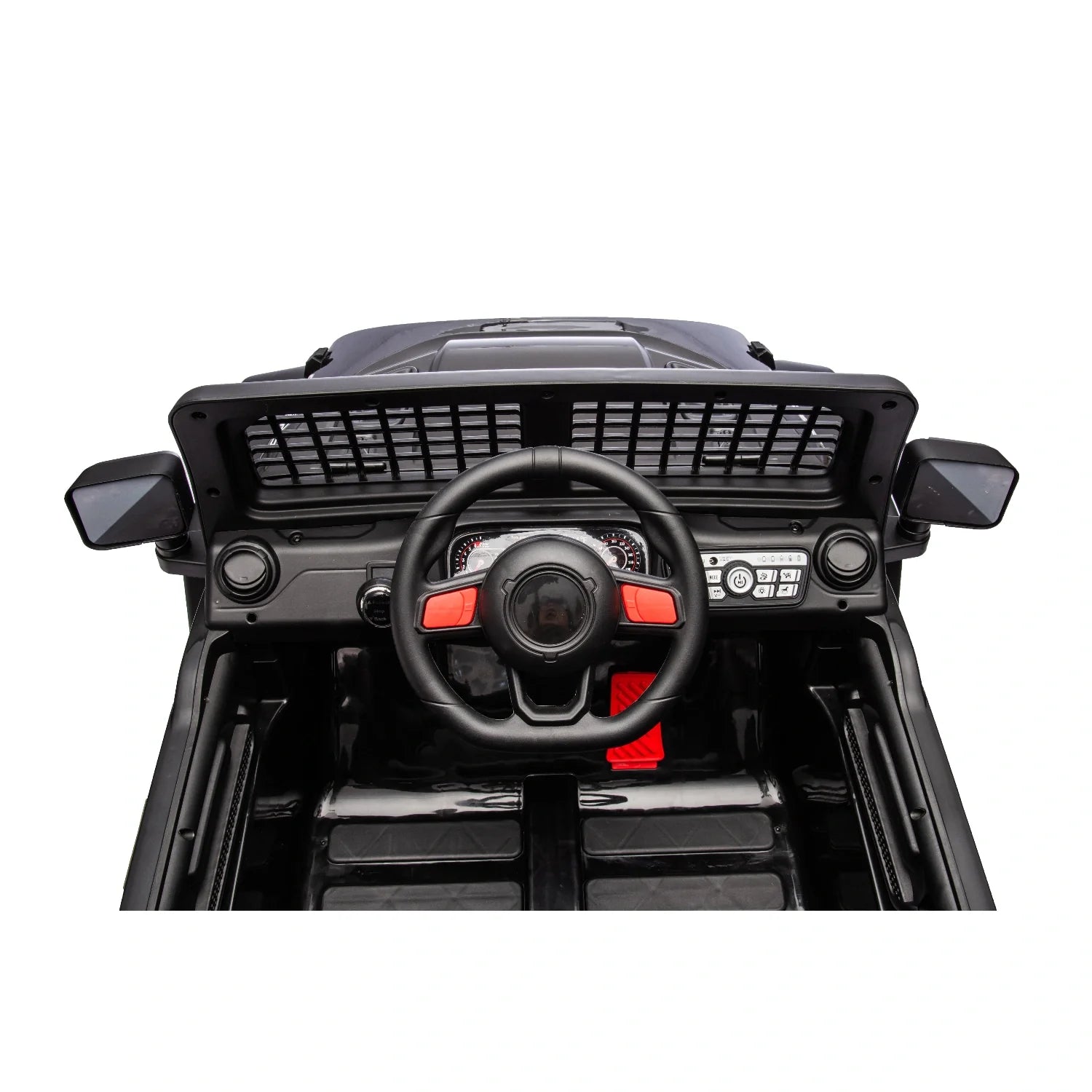 12V Kids Electric Jeep Ride-On Car – Black Off-Road Style with Remote Control