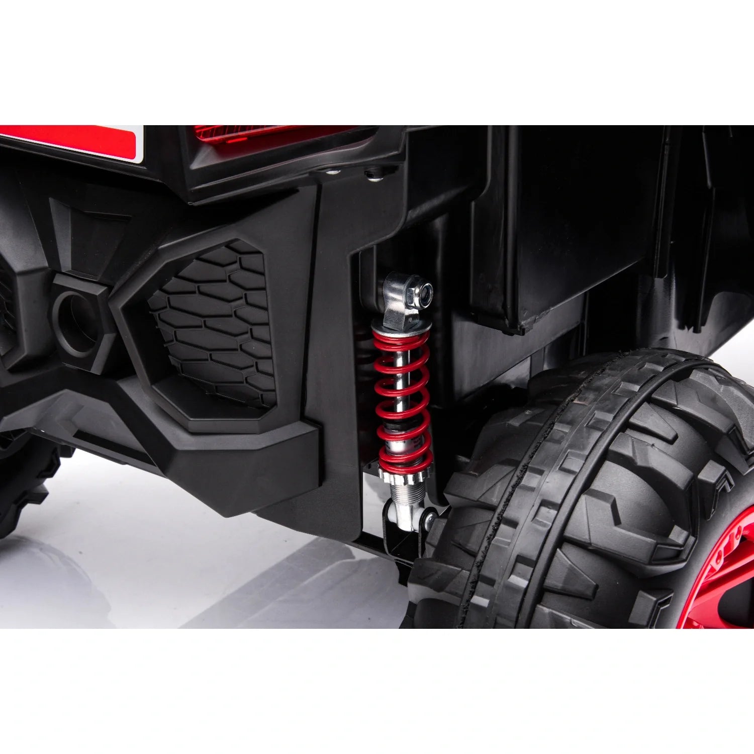 12V Kids 4x4 Electric Ride-On Buggy – Single Seat Jeep-Style Off-Road Car in White