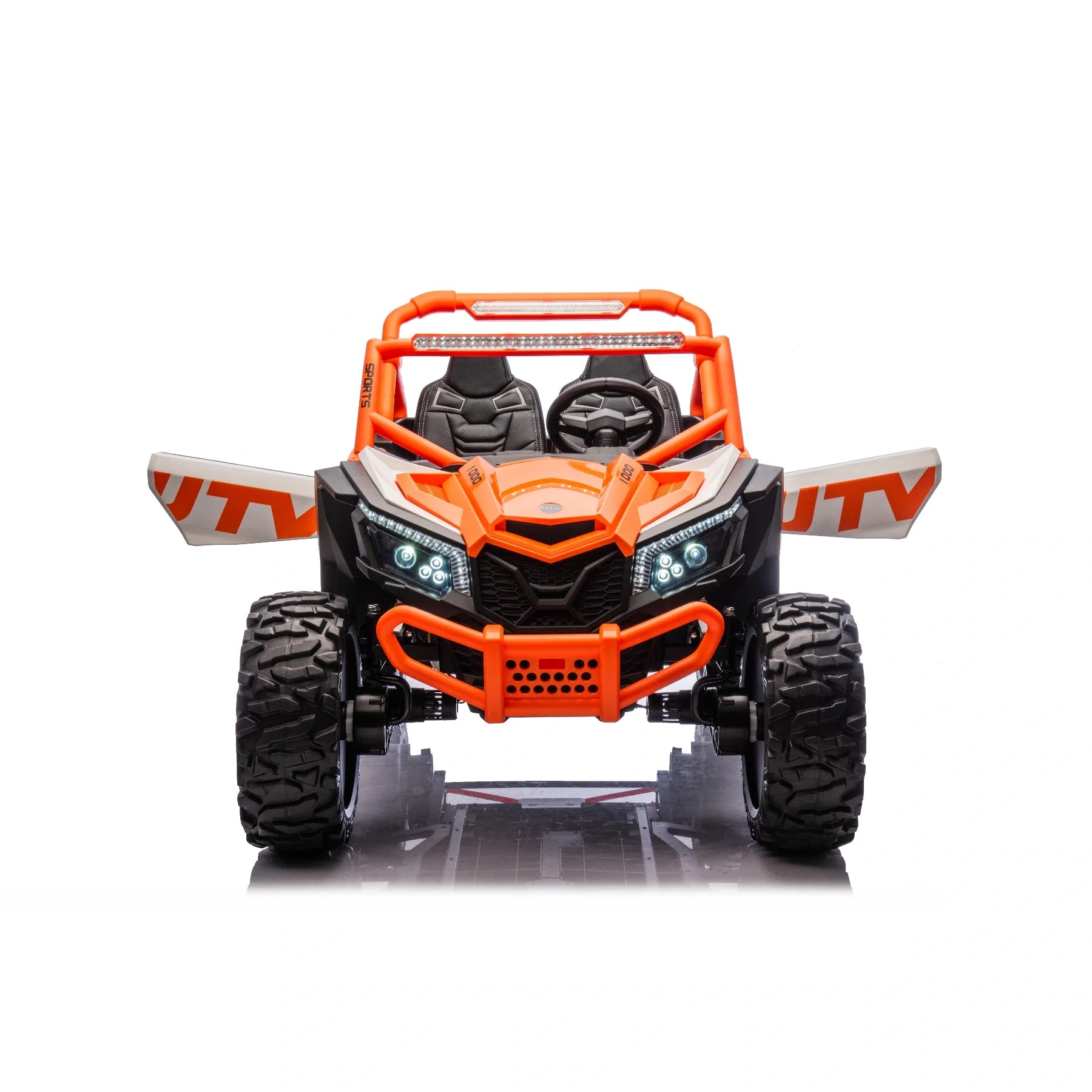 24V 14Ah ZForce RZR Turbo Orange Kids 4x4 Buggy – 1400W Electric King of UTVs Ride-On