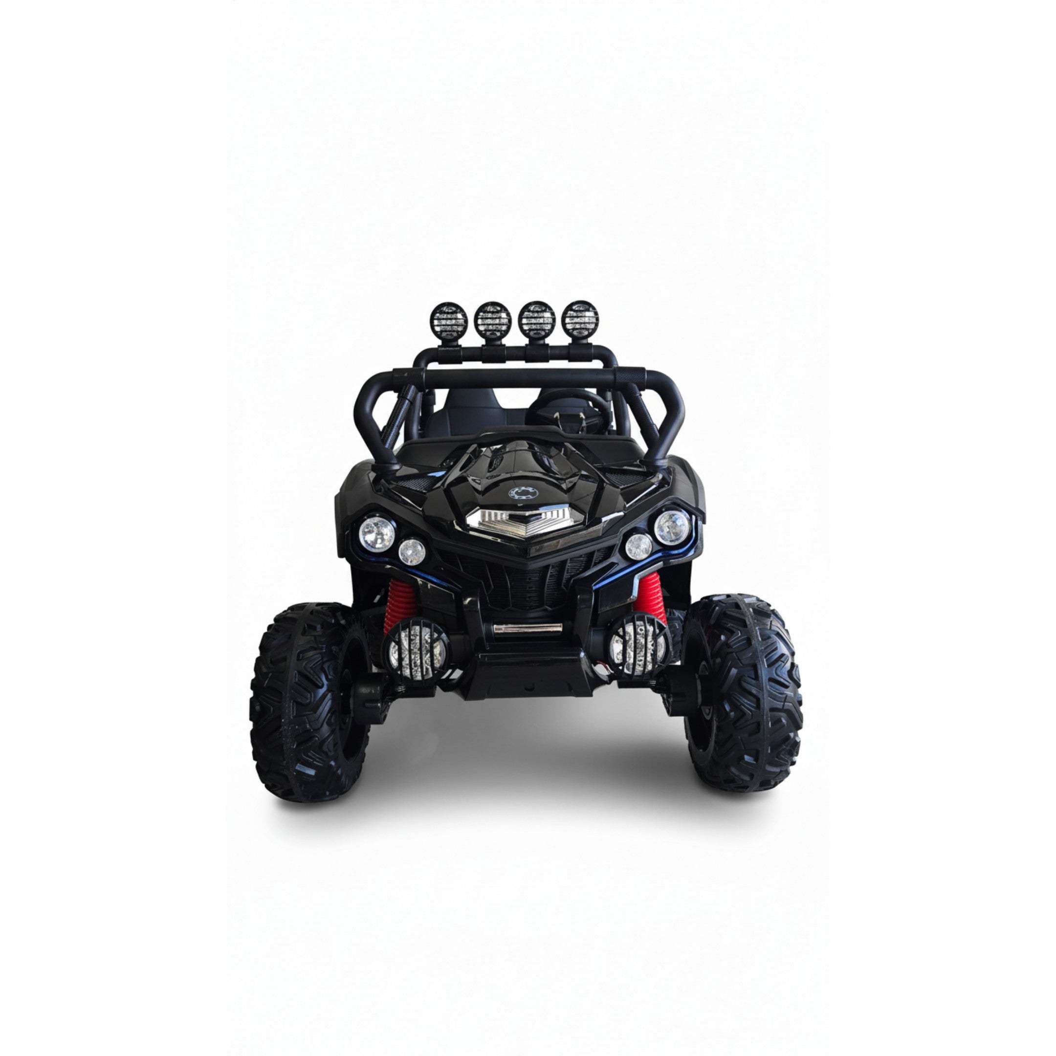 24V 800W Kids 4WD Off-Road Buggy – Spray Painted Black Electric UTV Ride-On