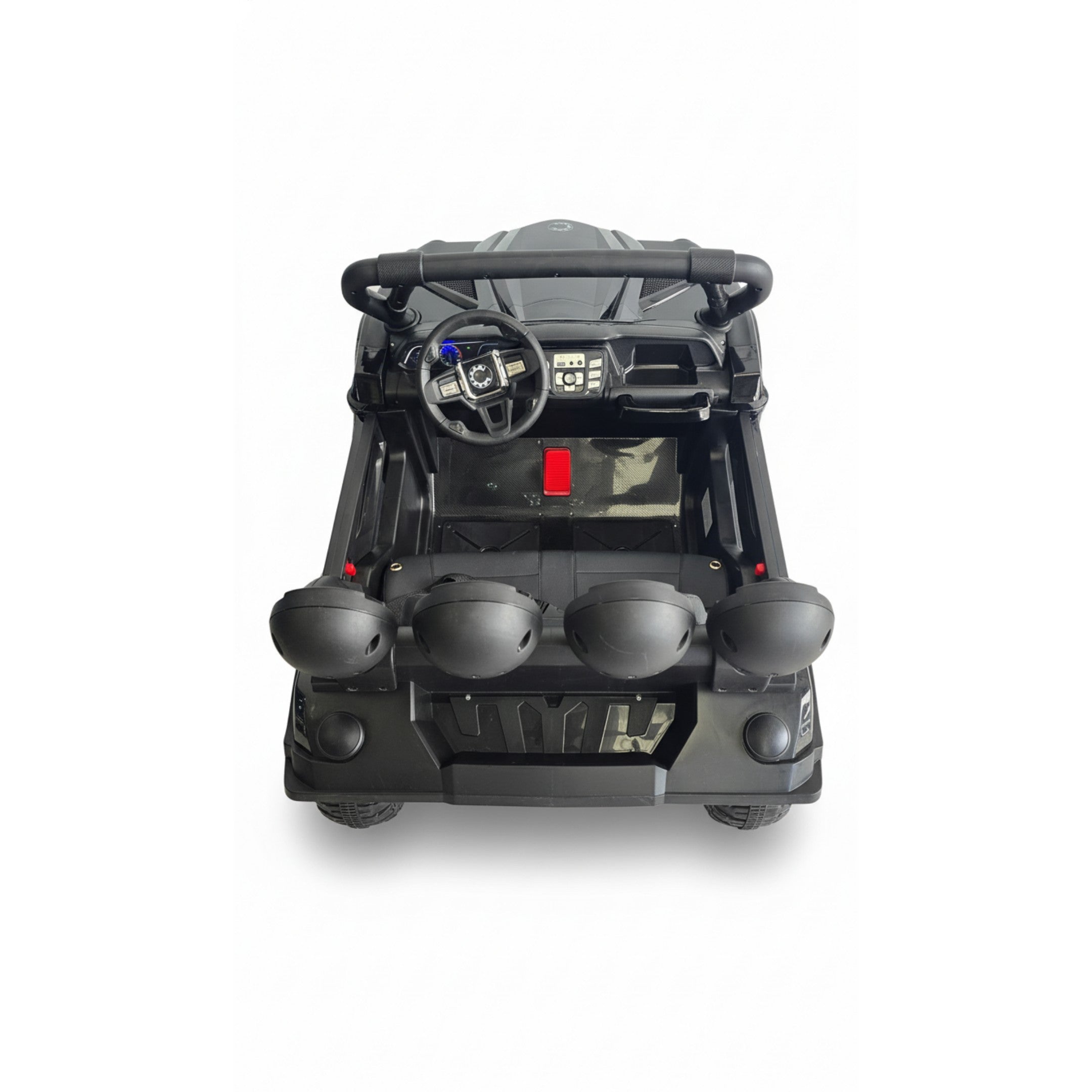 24V 800W Kids 4WD Off-Road Buggy – Spray Painted Black Electric UTV Ride-On