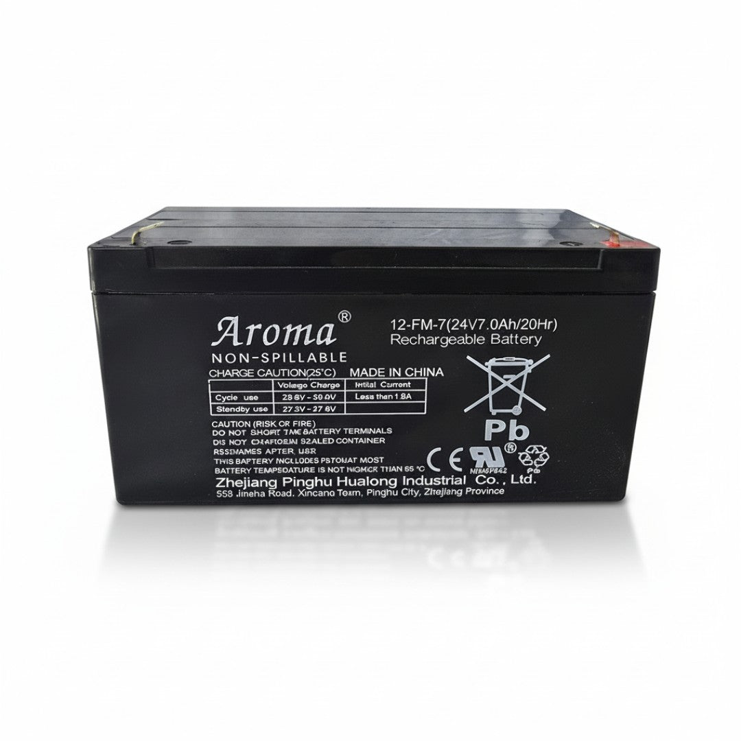 Aroma battery on a white background