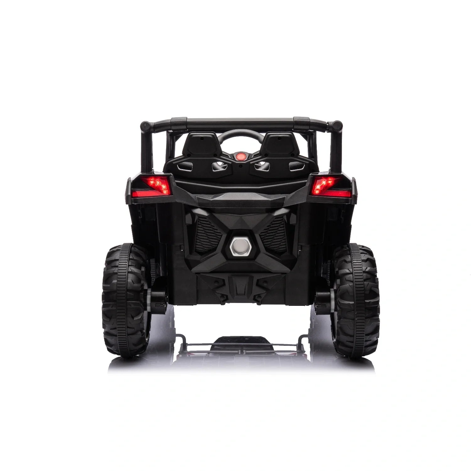 24V 4WD Kids Electric Buggy – Black Off-Road Single-Seater Ride-On