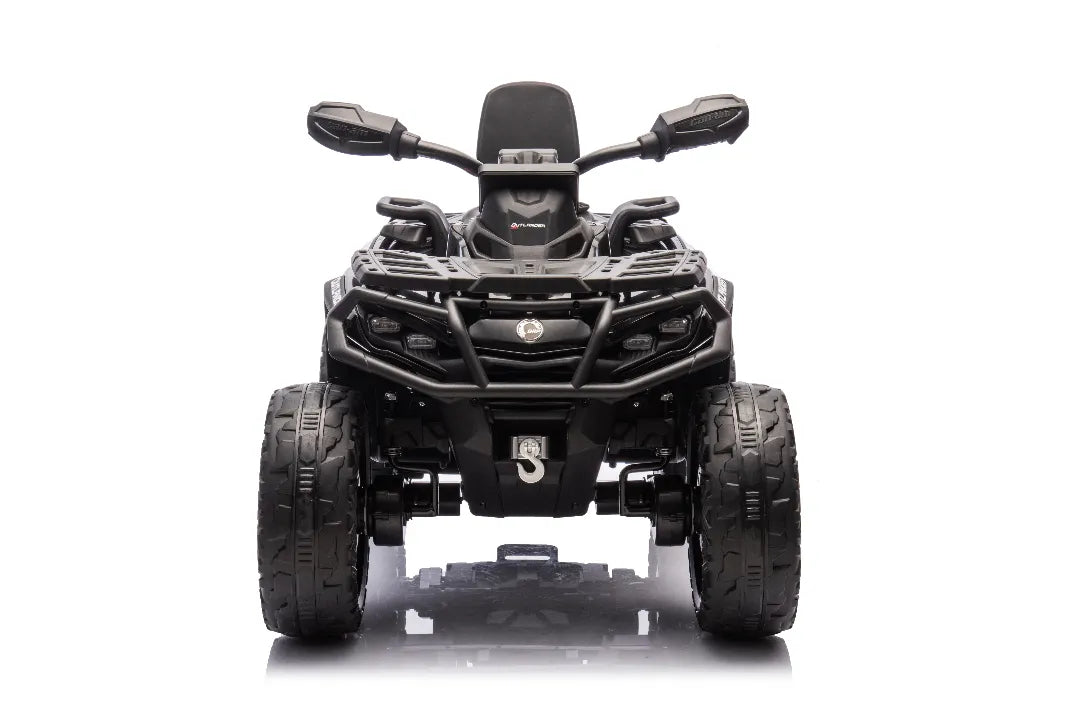 24V Can-Am Outlander 800W Kids ATV – Black 2-Seater 4×4 Quad Bike