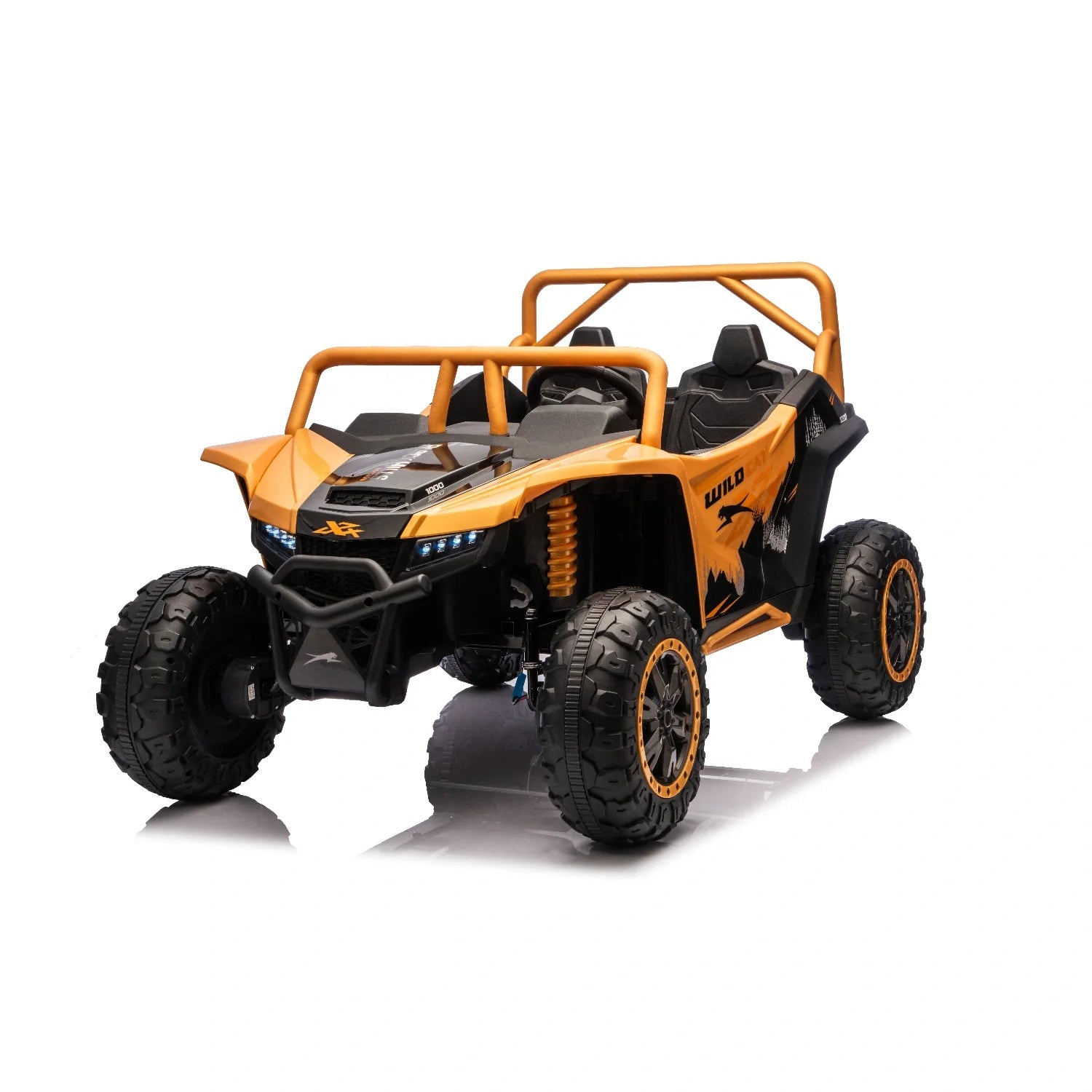 24V Wildcat XL Arctic Cat Kids 4WD Ride-On Buggy – Gold Two-Seater