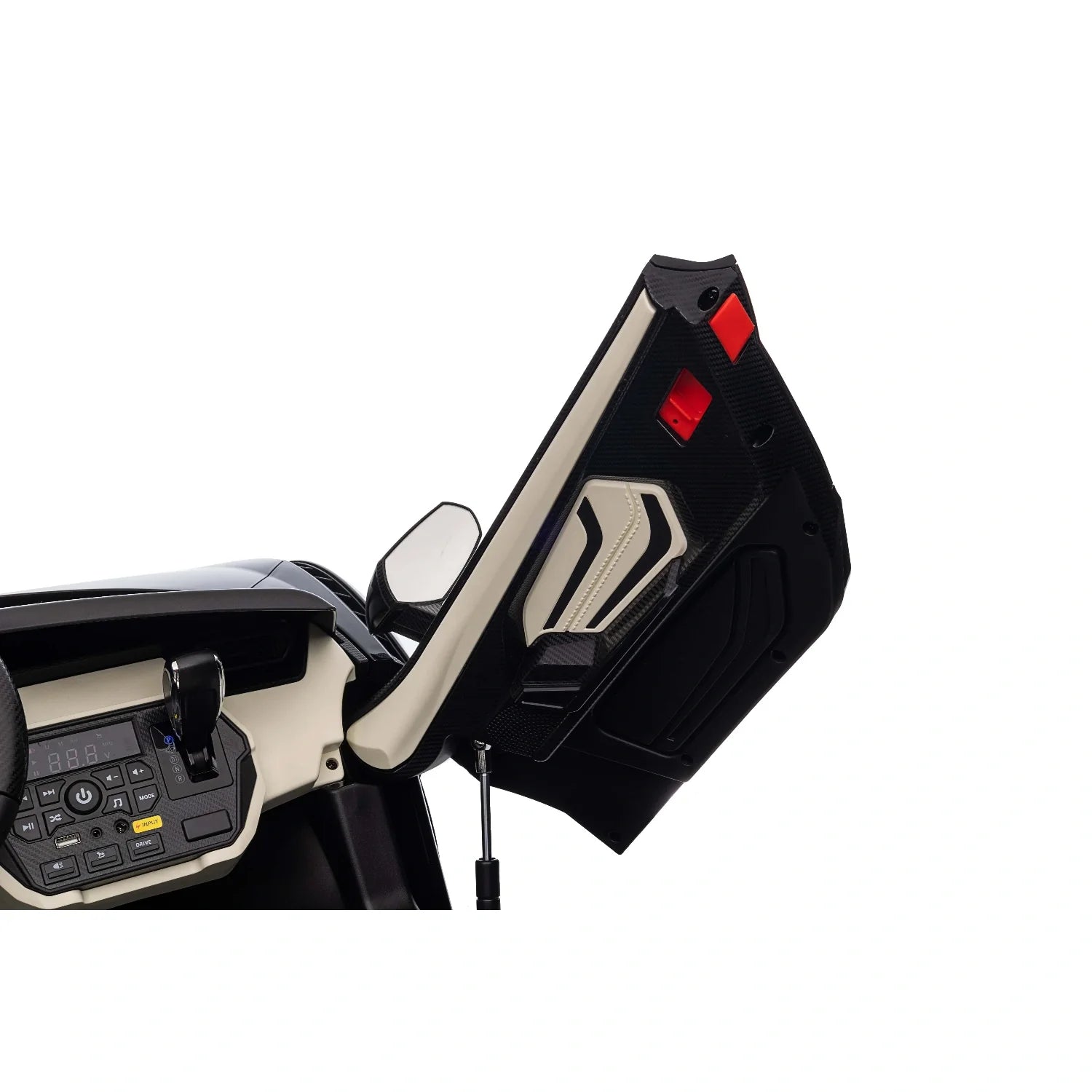 24V Lamborghini Sian Roadster – Black Dual-Motor Kids Supercar Ride-On Black