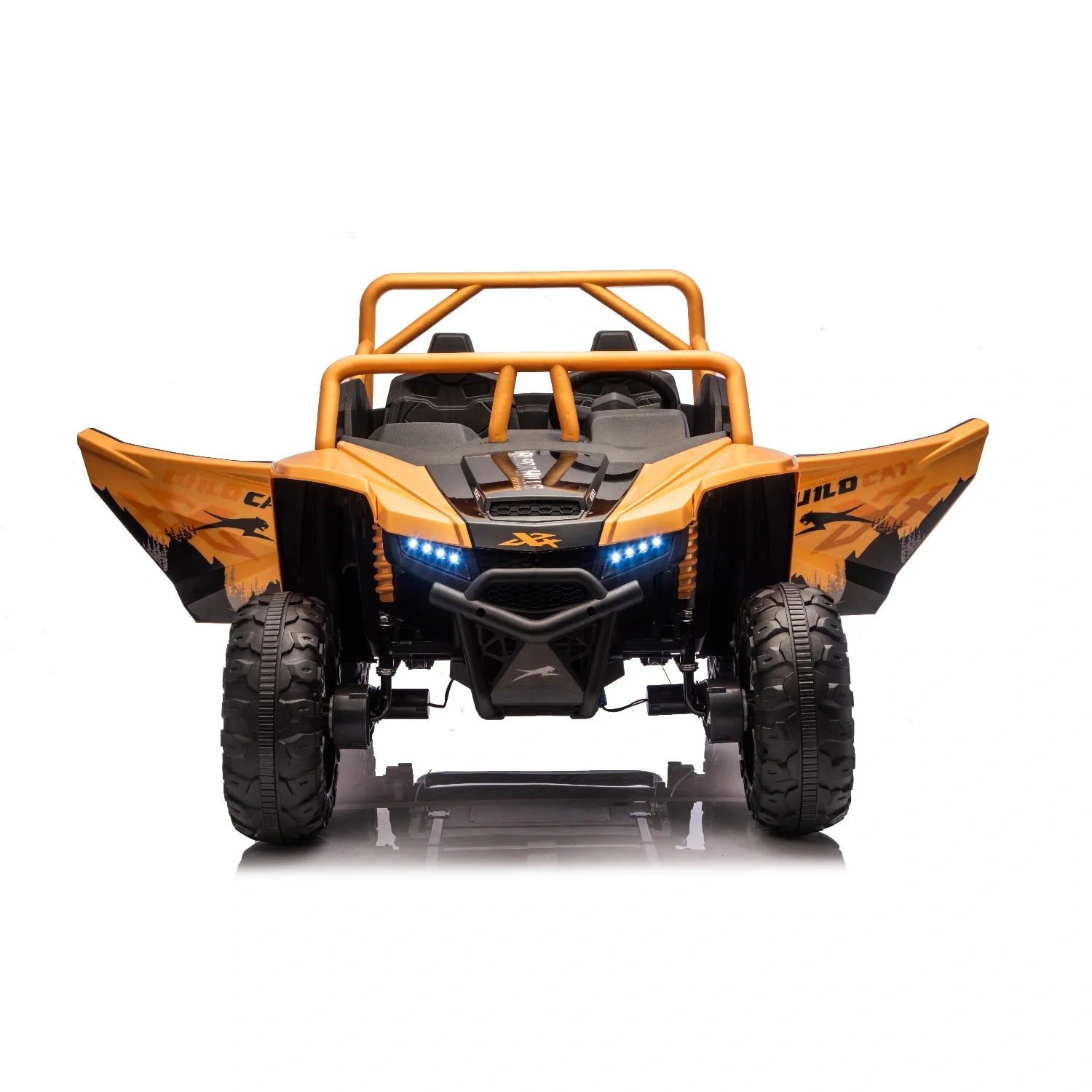 24V Wildcat XL Arctic Cat Kids 4WD Ride-On Buggy – Gold Two-Seater