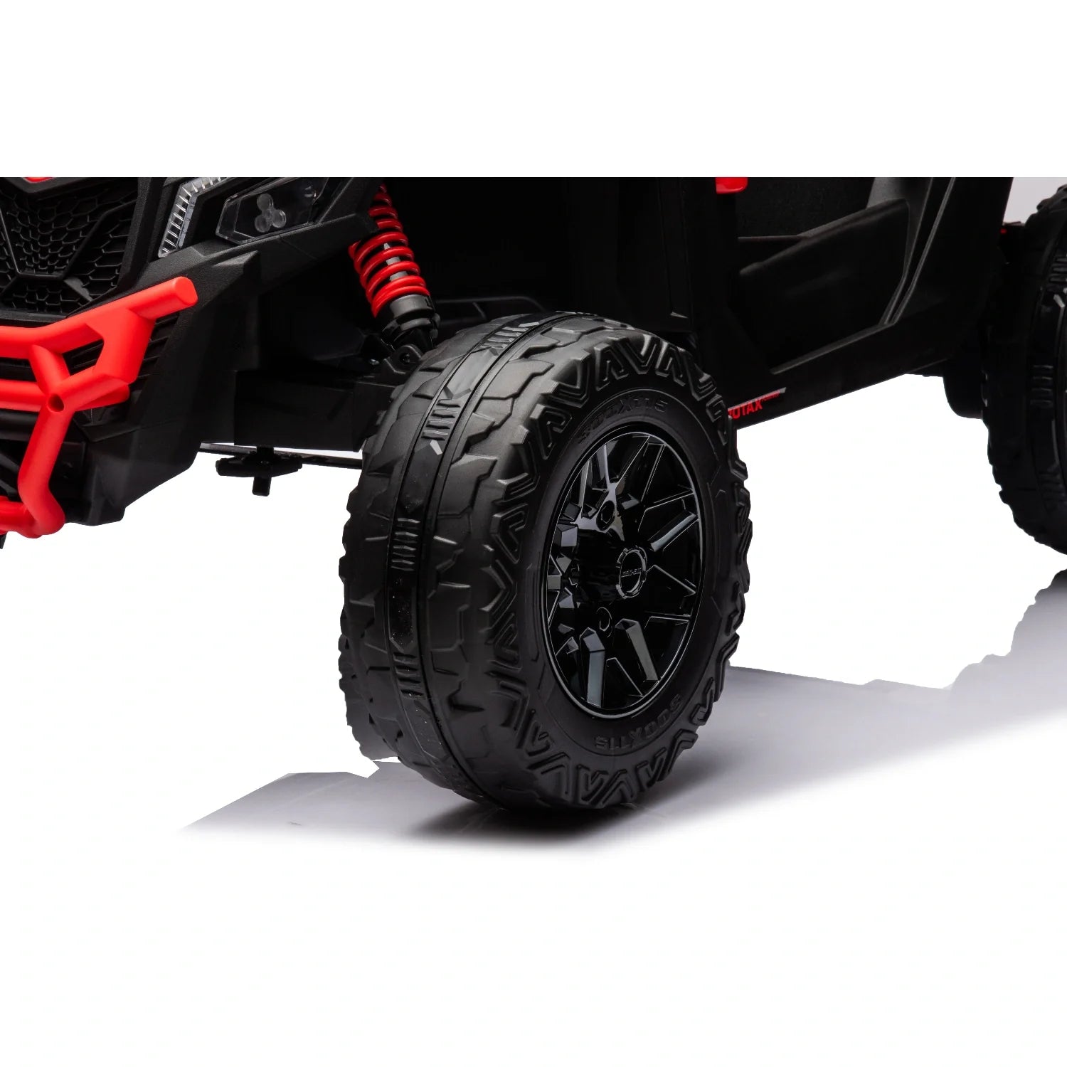 24V Can-Am Maverick UTV – Red 800W Kids 4WD Electric Off-Road Buggy