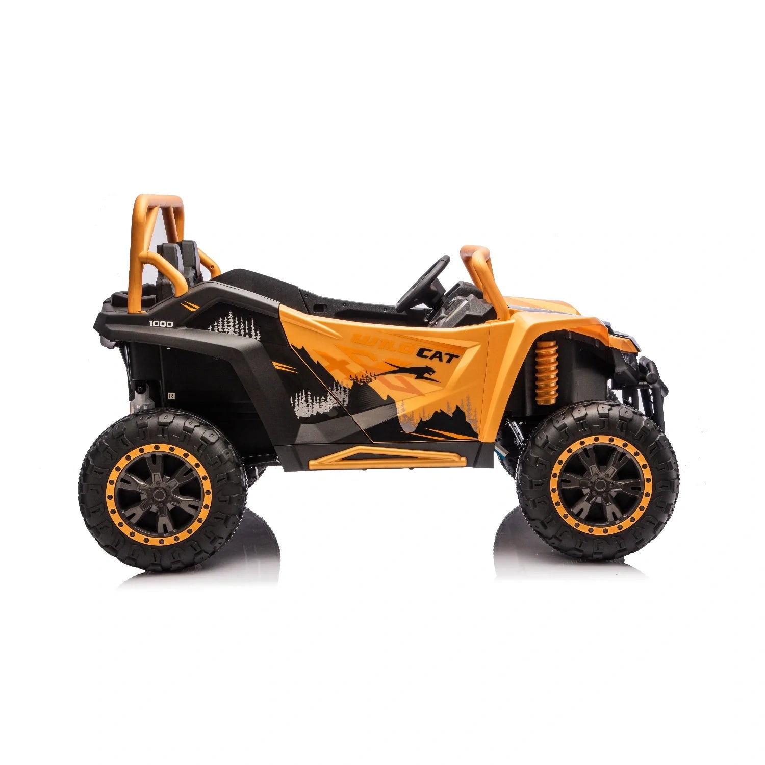 24V Wildcat XL Arctic Cat Kids 4WD Ride-On Buggy – Gold Two-Seater