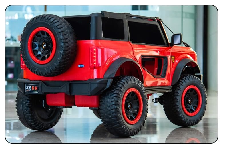Ride-On Jeep Beyond 12V 4WD Kids UTV with Remote & Music – Red