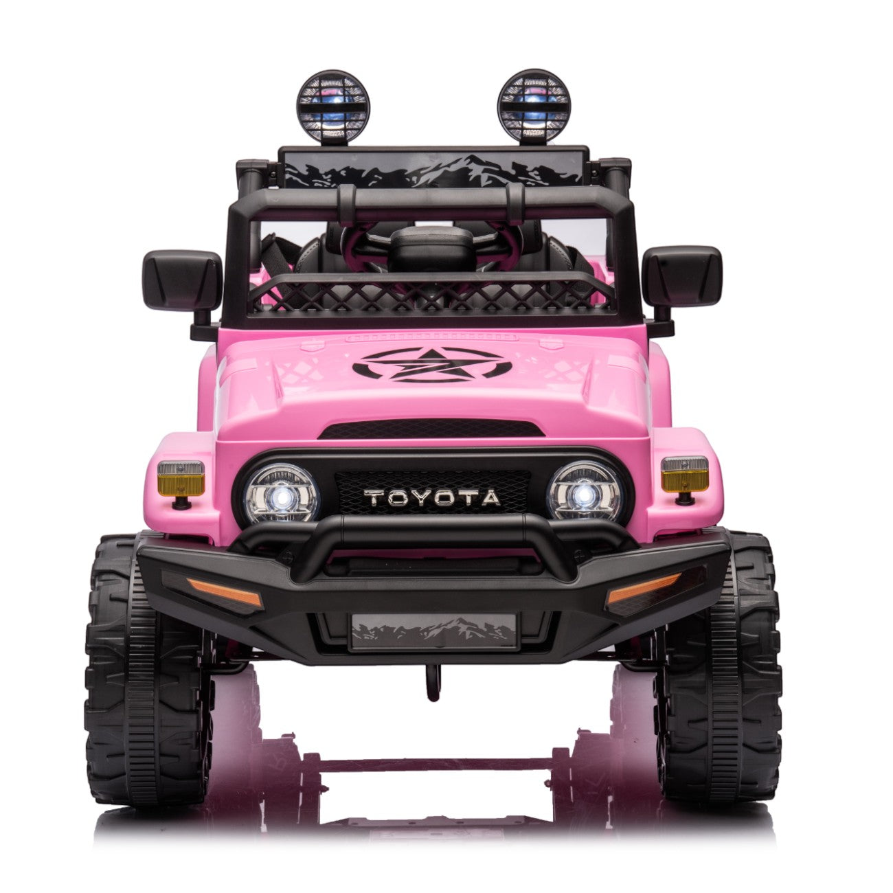 Toyota FJ Cruiser Licensed Electric Toy Car for Kids 12v Ride On Pink