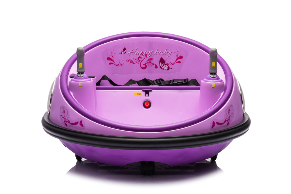 12V Kids Electric Bumper Car – Purple