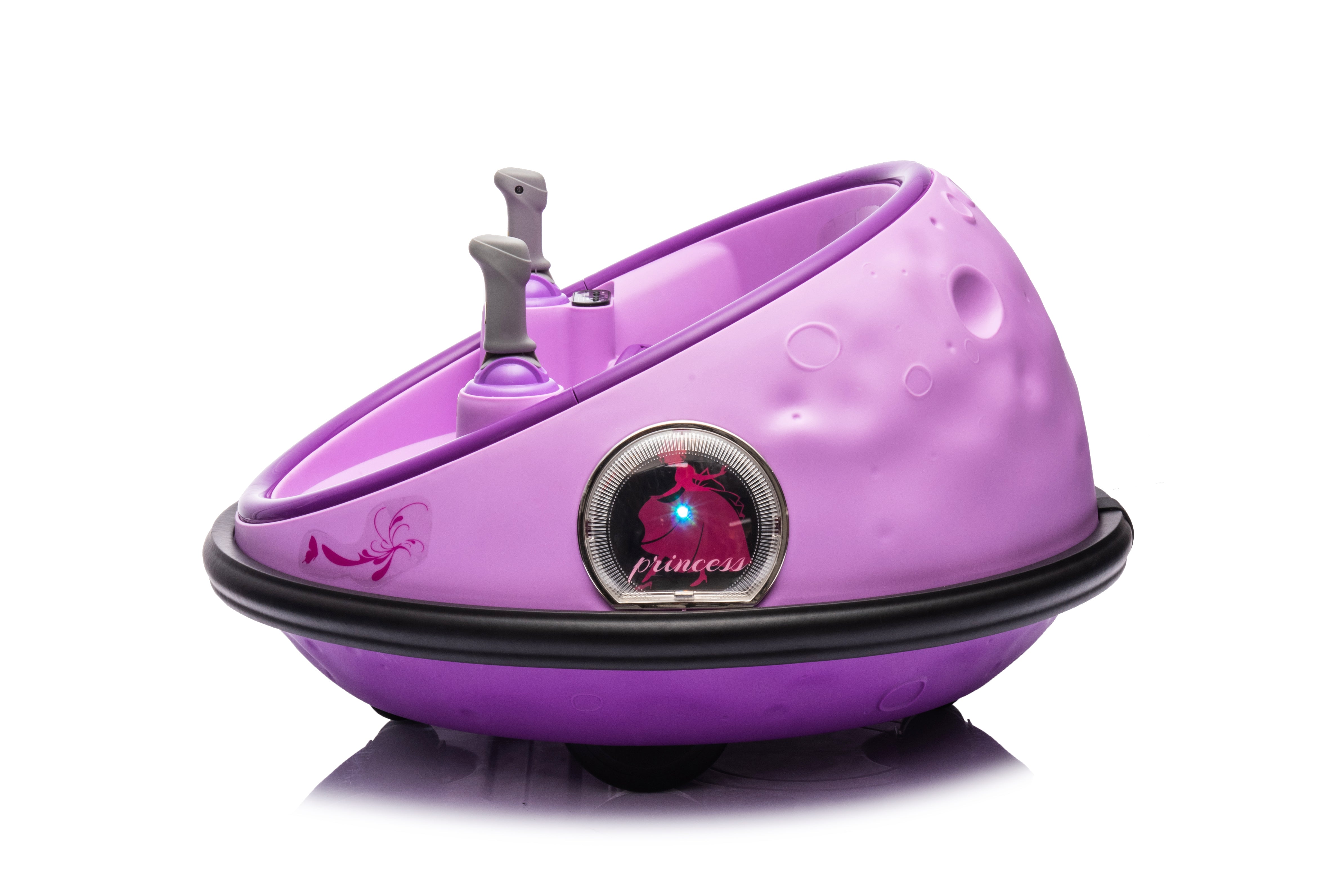 12V Kids Electric Bumper Car with Remote Control – Purple