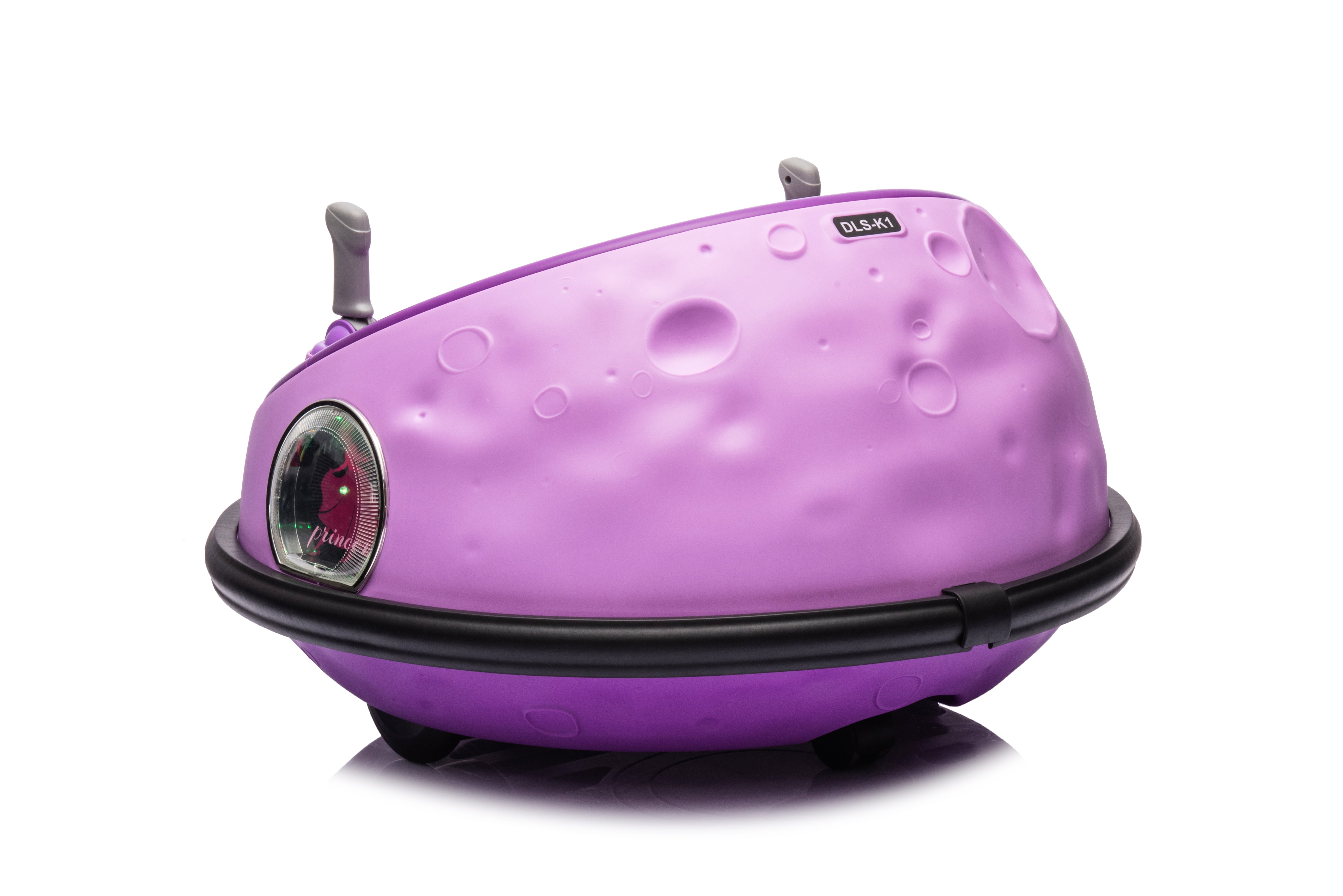 12V Kids Electric Bumper Car with Remote Control – Purple