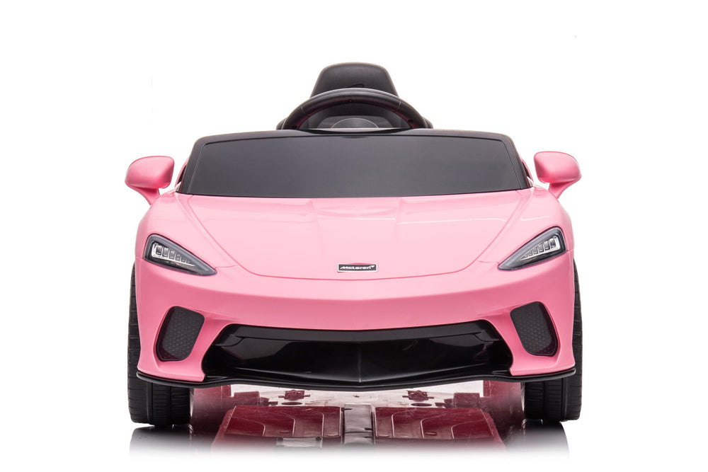 Licensed McLaren GT 12V Kids Ride-On Car with Remote & Lights – Pink