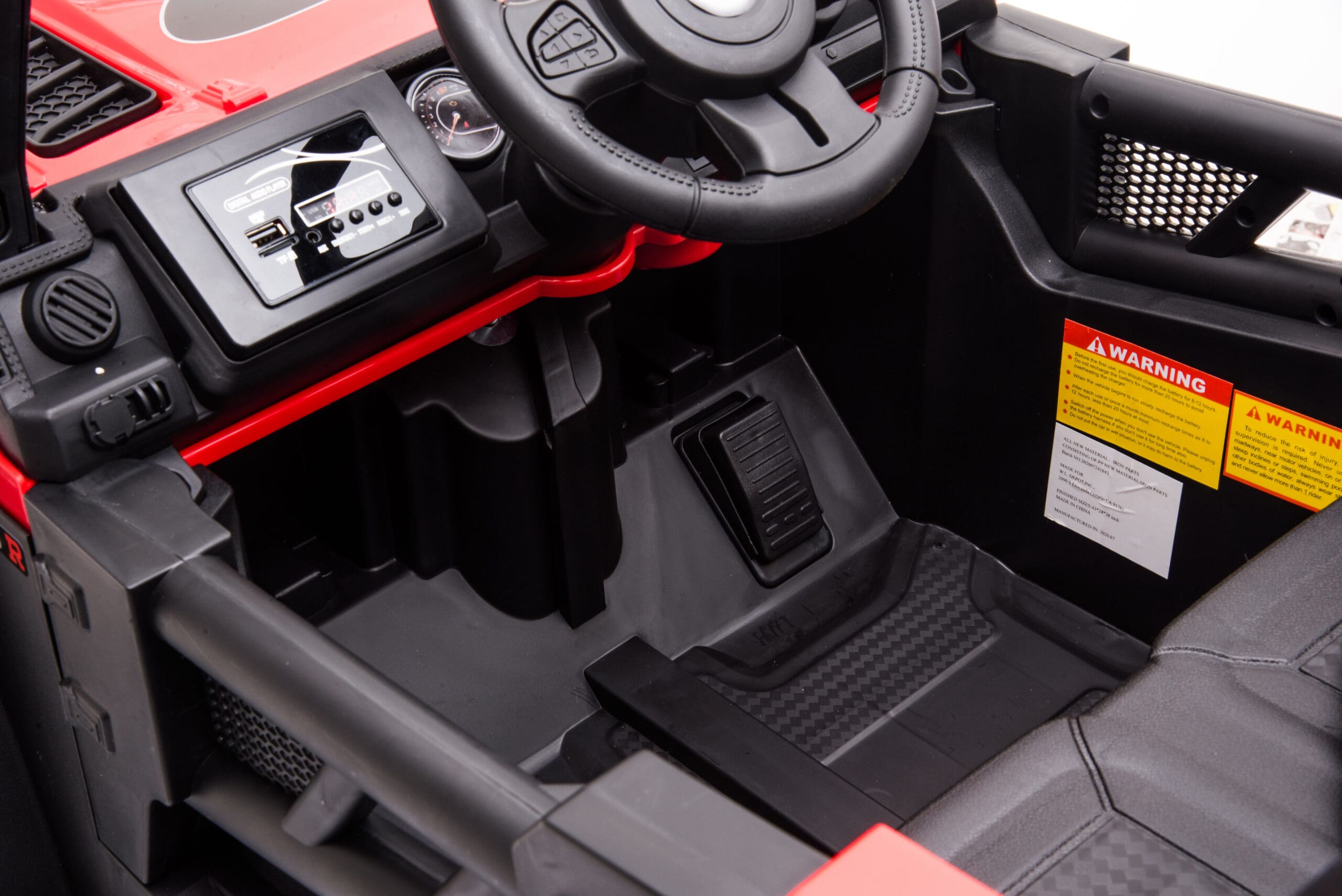 jeep ride on inside