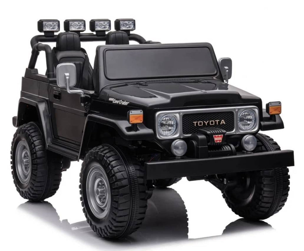 Licensed Toyota FJ-40 24V 4WD Kids Ride-On SUV – Red