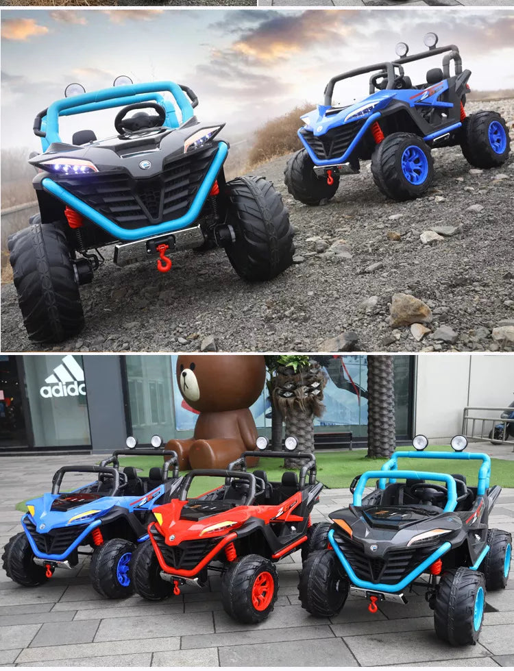 12V 2-Seater 4×4 Kids Ride-On Buggy with Remote & EVA Wheels