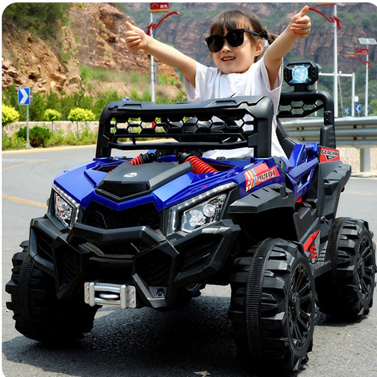 12V Blue Kids Buggy-Inspired Ride-On UTV – Electric Car